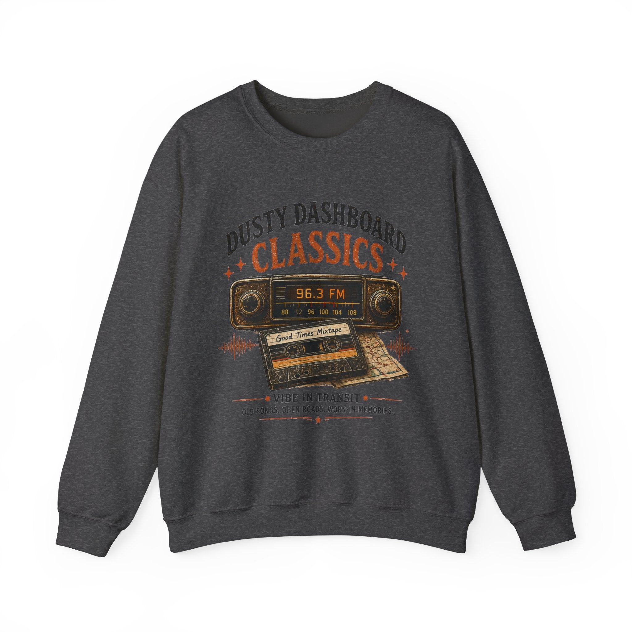 Vibe In Transit | Dusty Dashboard Classics Sweatshirt | Vibing In Vintage