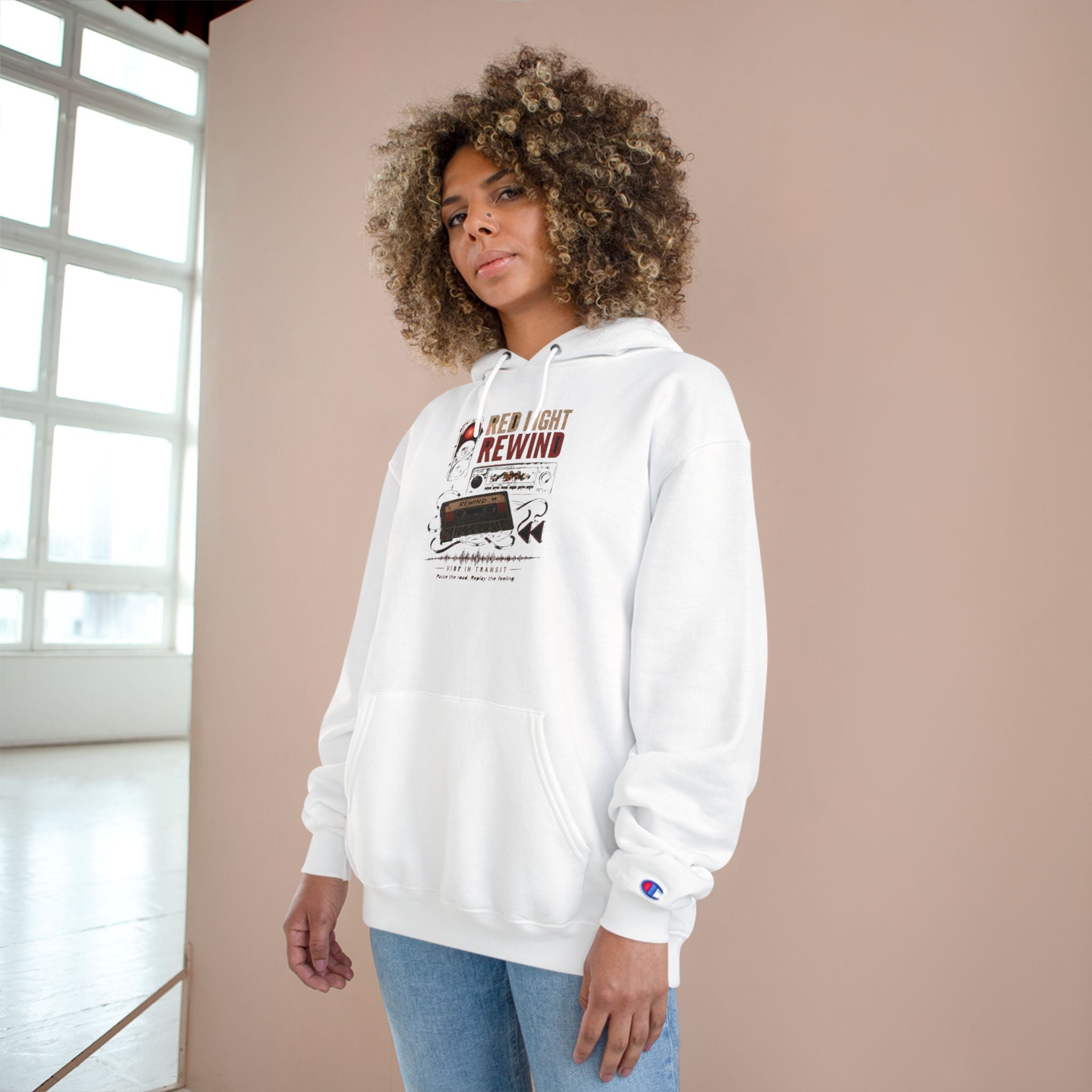 Vibe In Transit | Red Light Rewind Hoodie | Commute Sessions
