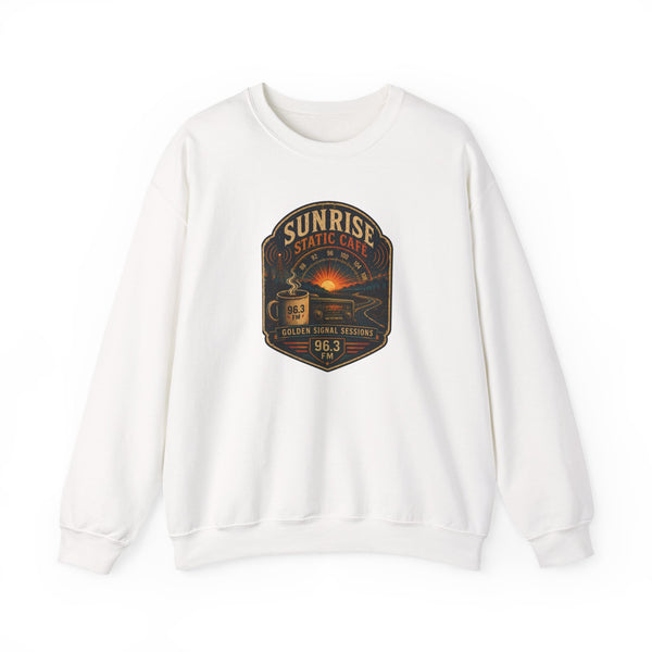 Vibe In Transit | Sunrise Static Café | Golden Signal Sessions Sweatshirt