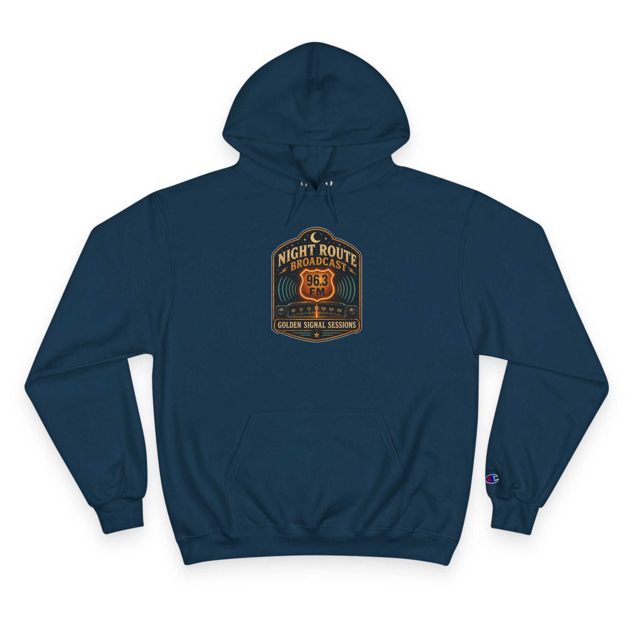 Vibe In Transit | Night Route Broadcast | Golden Signal Sessions Hoodie