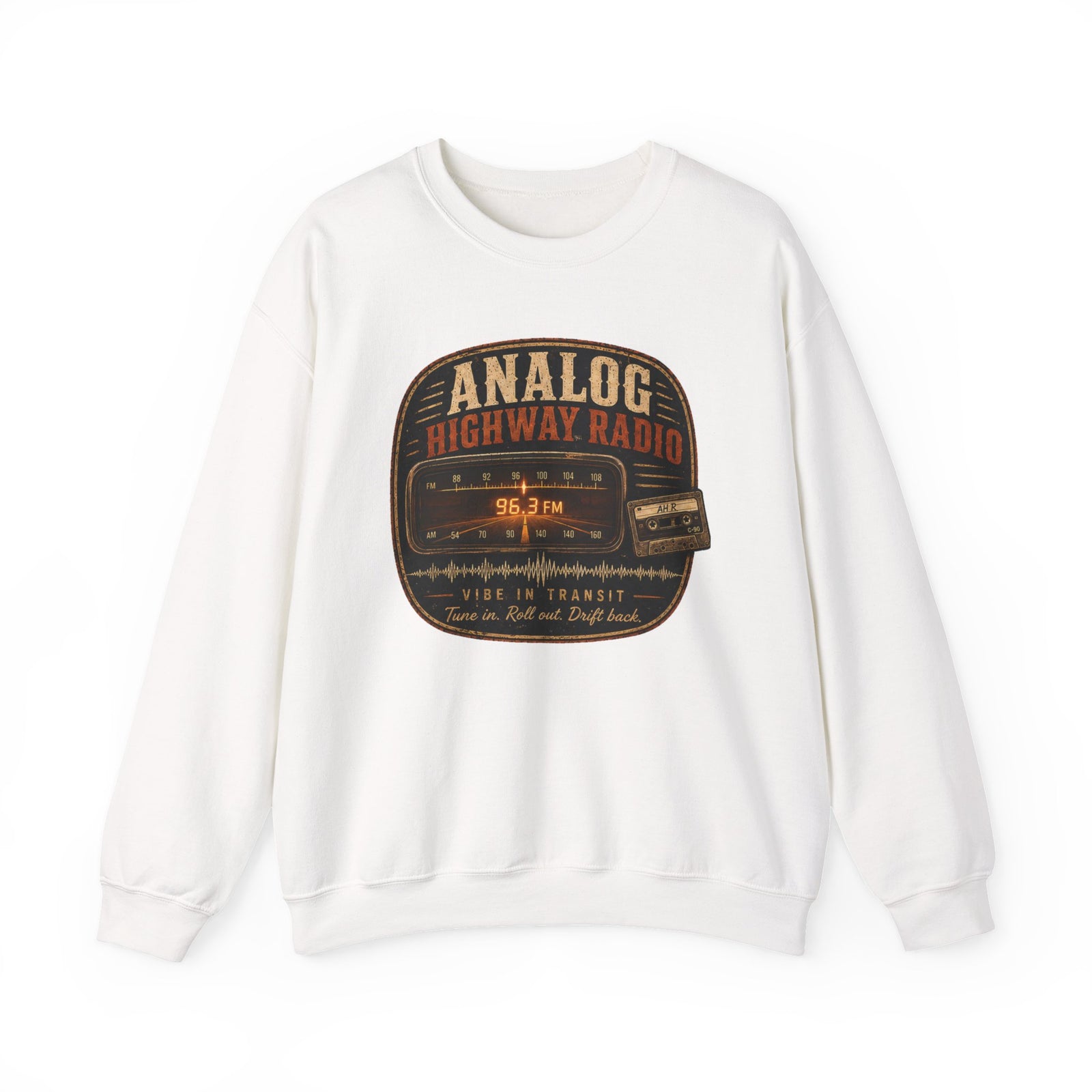 Vibe In Transit | Analog Highway Radio Sweatshirt | Vibing In Vintage
