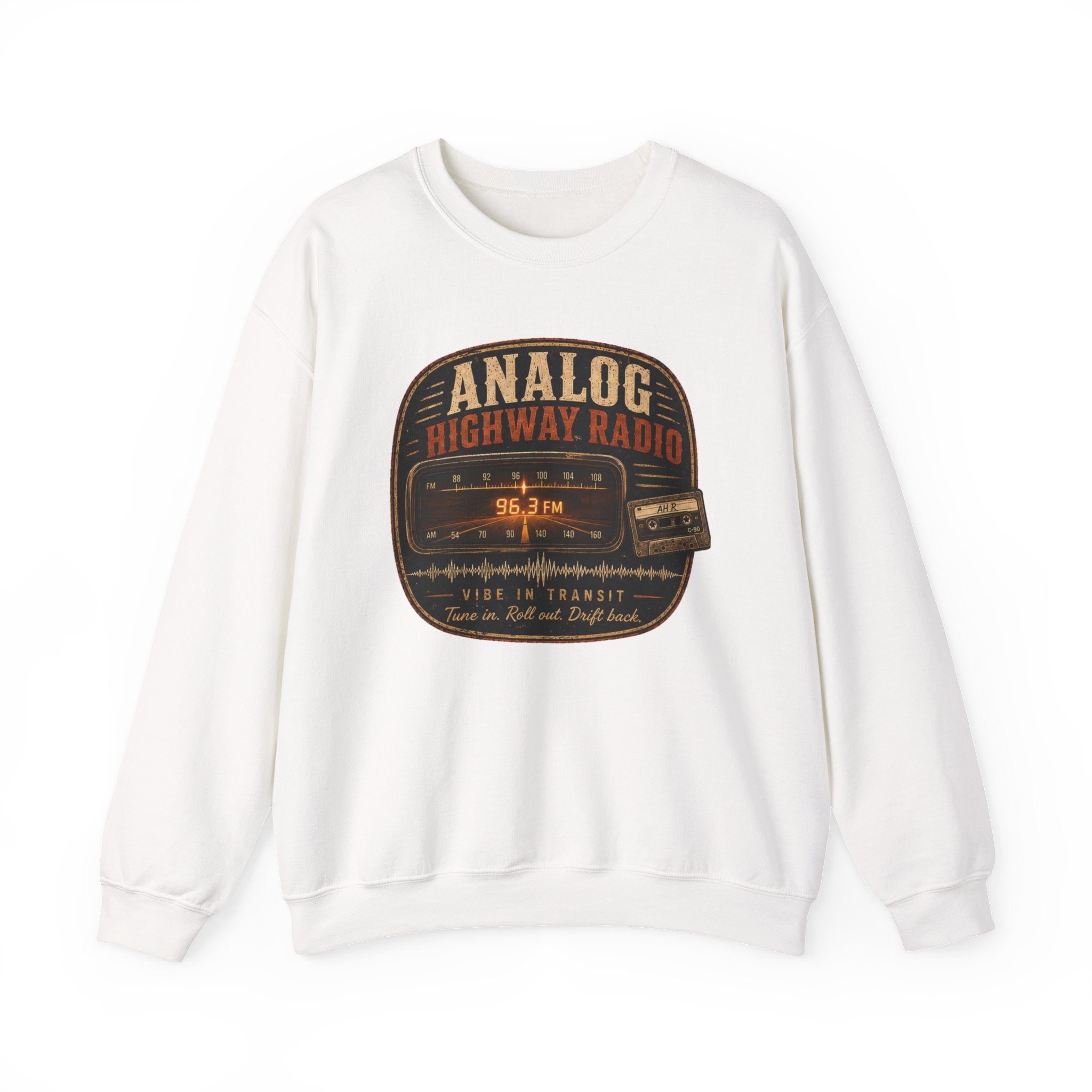 Vibe In Transit | Analog Highway Radio Sweatshirt | Vibing In Vintage