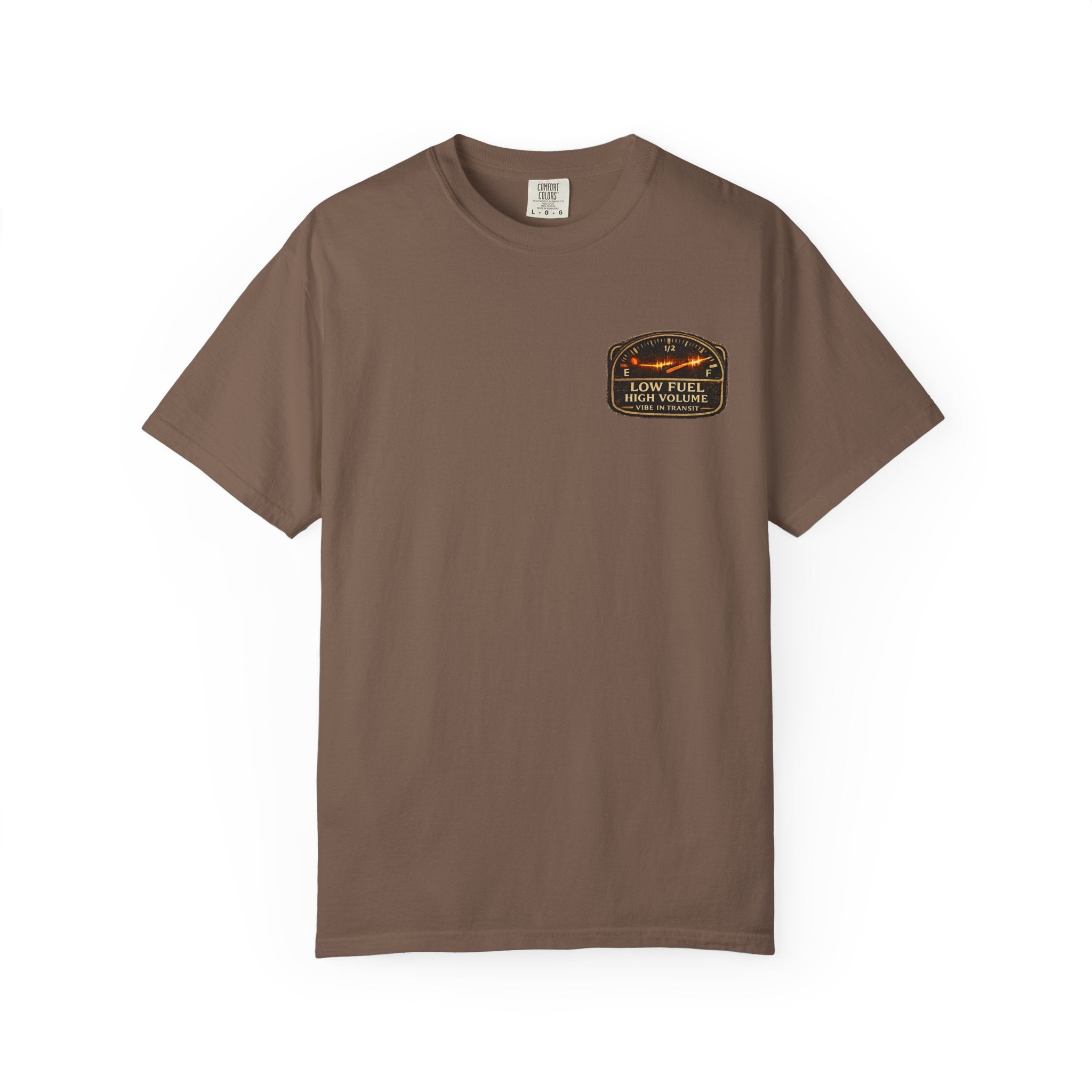Low Fuel High Volume – Vintage Road Trip Music T-Shirt