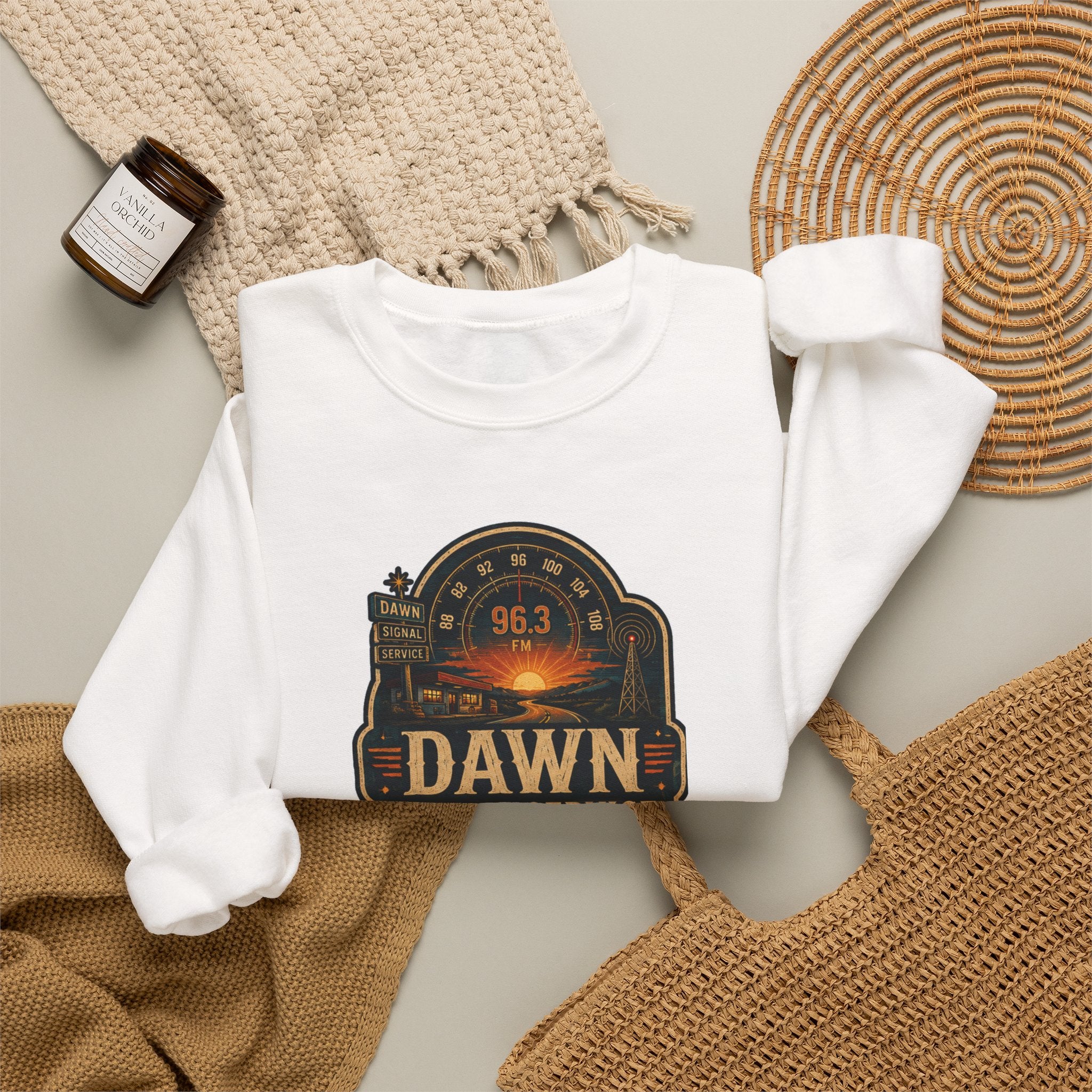 Vibe In Transit | Dawn Signal Service | Golden Signal Sessions Sweatshirt
