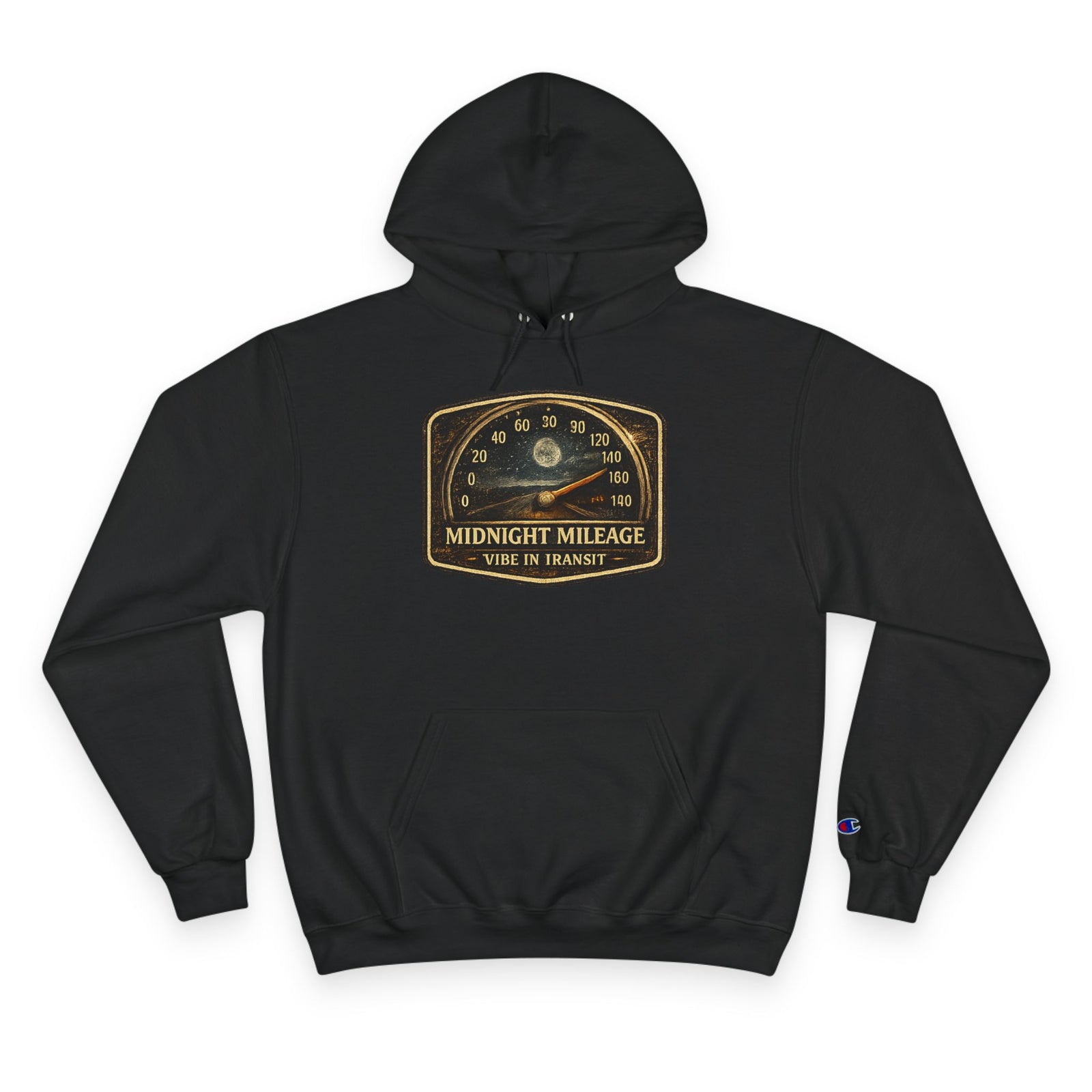 Midnight Mileage – Vintage Night Drive Hoodie