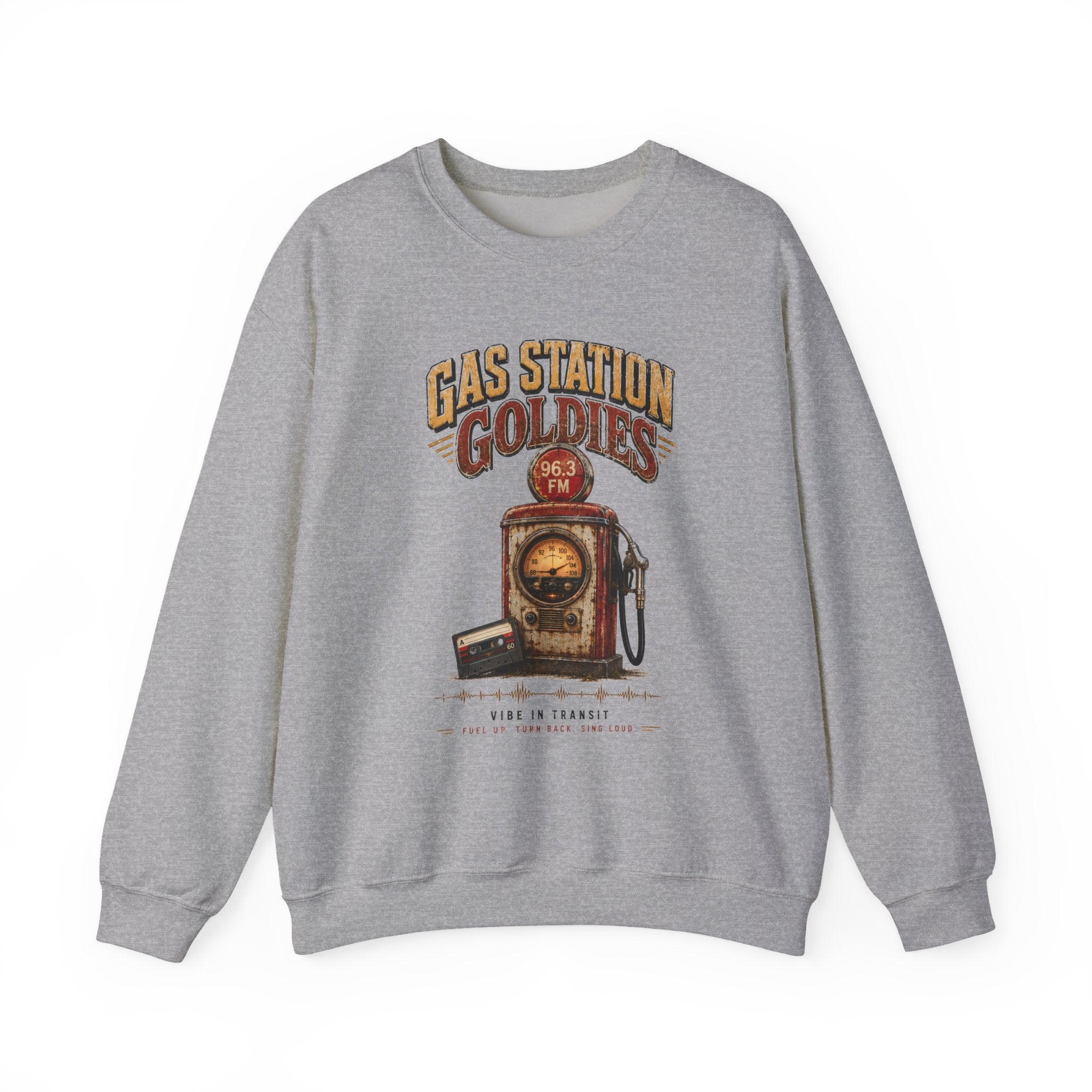 Vibe In Transit | Gas Station Goldies Sweatshirt | Vibing In Vintage