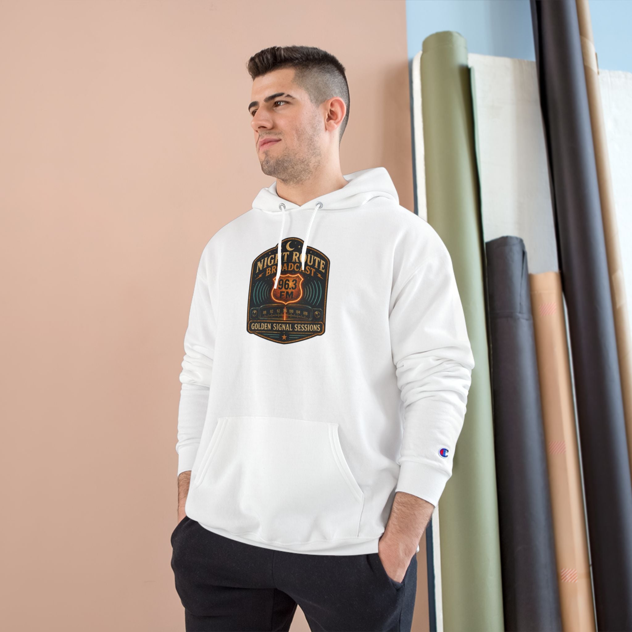 Vibe In Transit | Night Route Broadcast | Golden Signal Sessions Hoodie