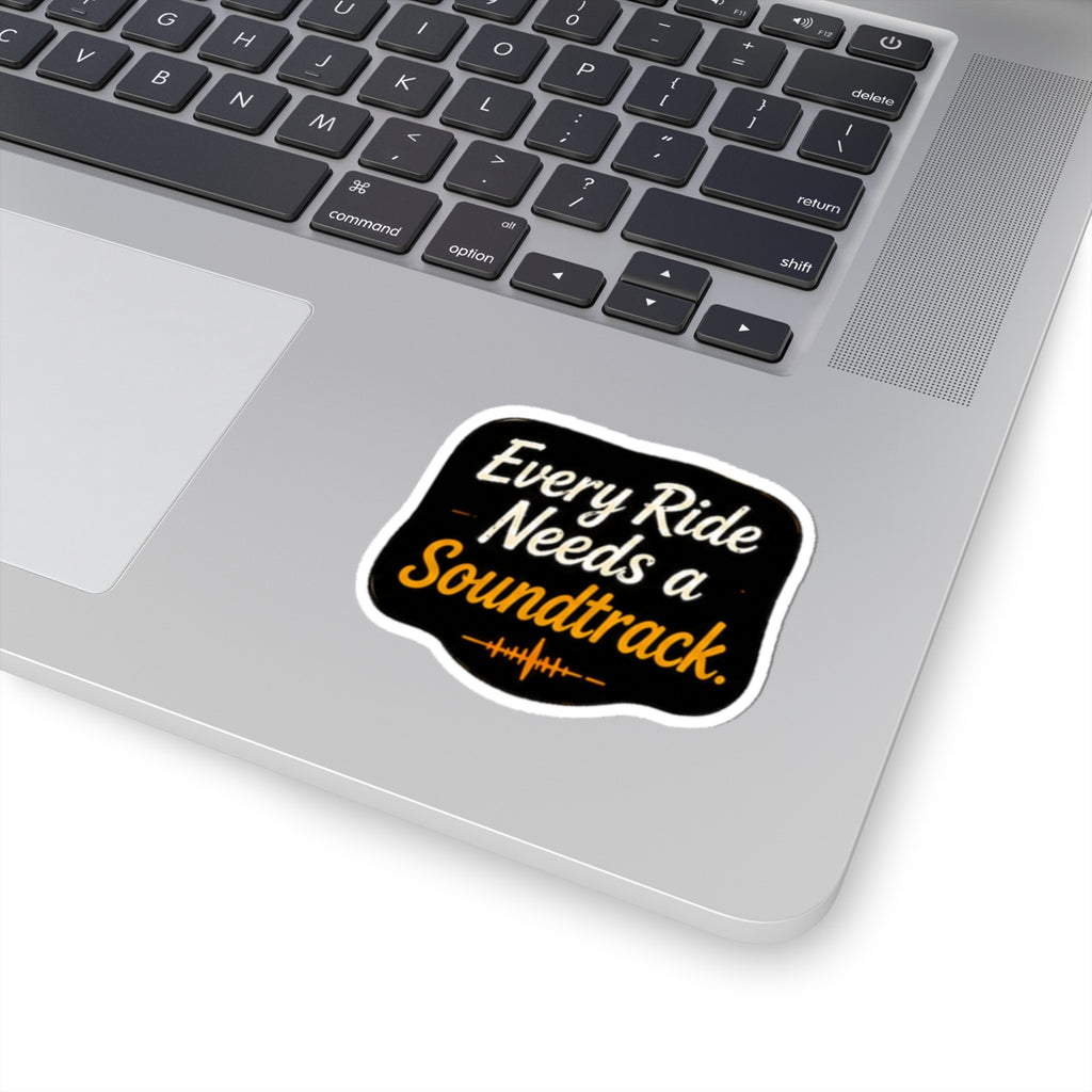 Vibe In Transit | Every Ride Needs a Soundtrack Sticker | Music Lover Vinyl Sticker
