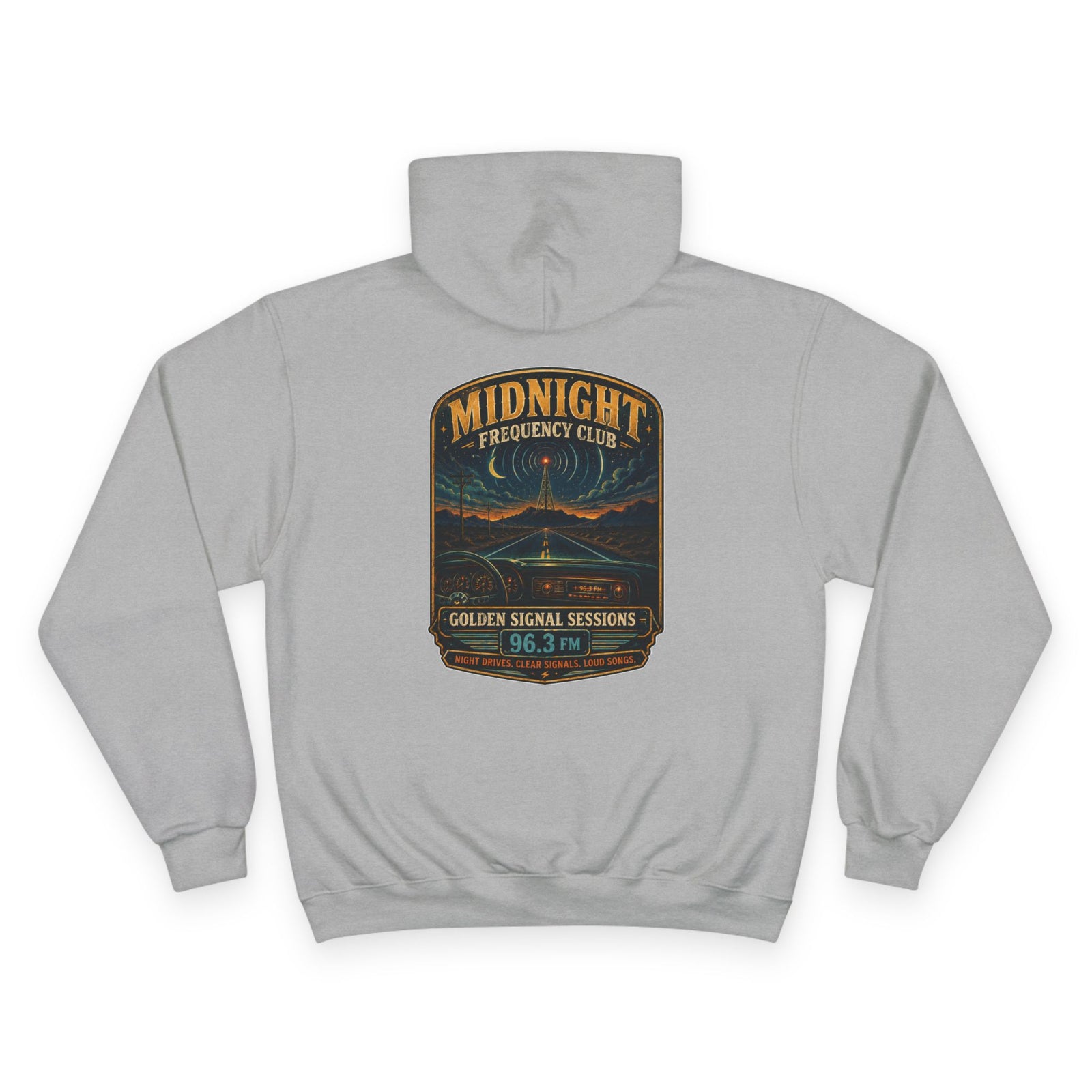 Vibe In Transit | Midnight Frequency Club | Golden Signal Sessions Hoodie