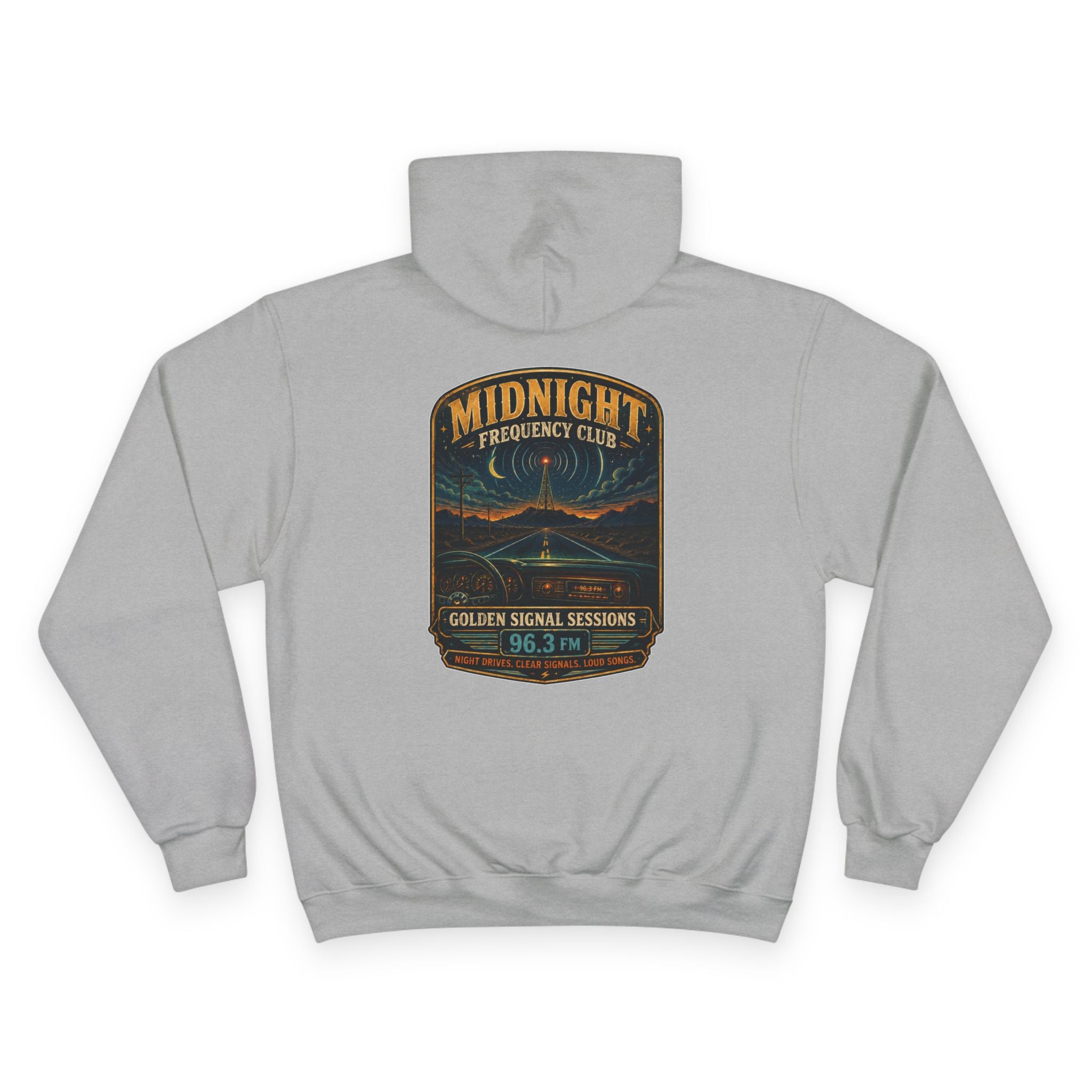 Vibe In Transit | Midnight Frequency Club | Golden Signal Sessions Hoodie