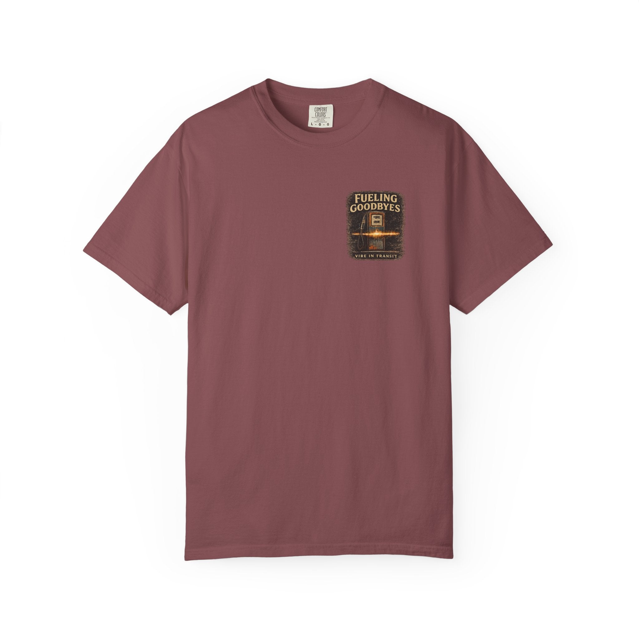 Fueling Goodbyes – Vintage Gas Station Road Trip T-Shirt