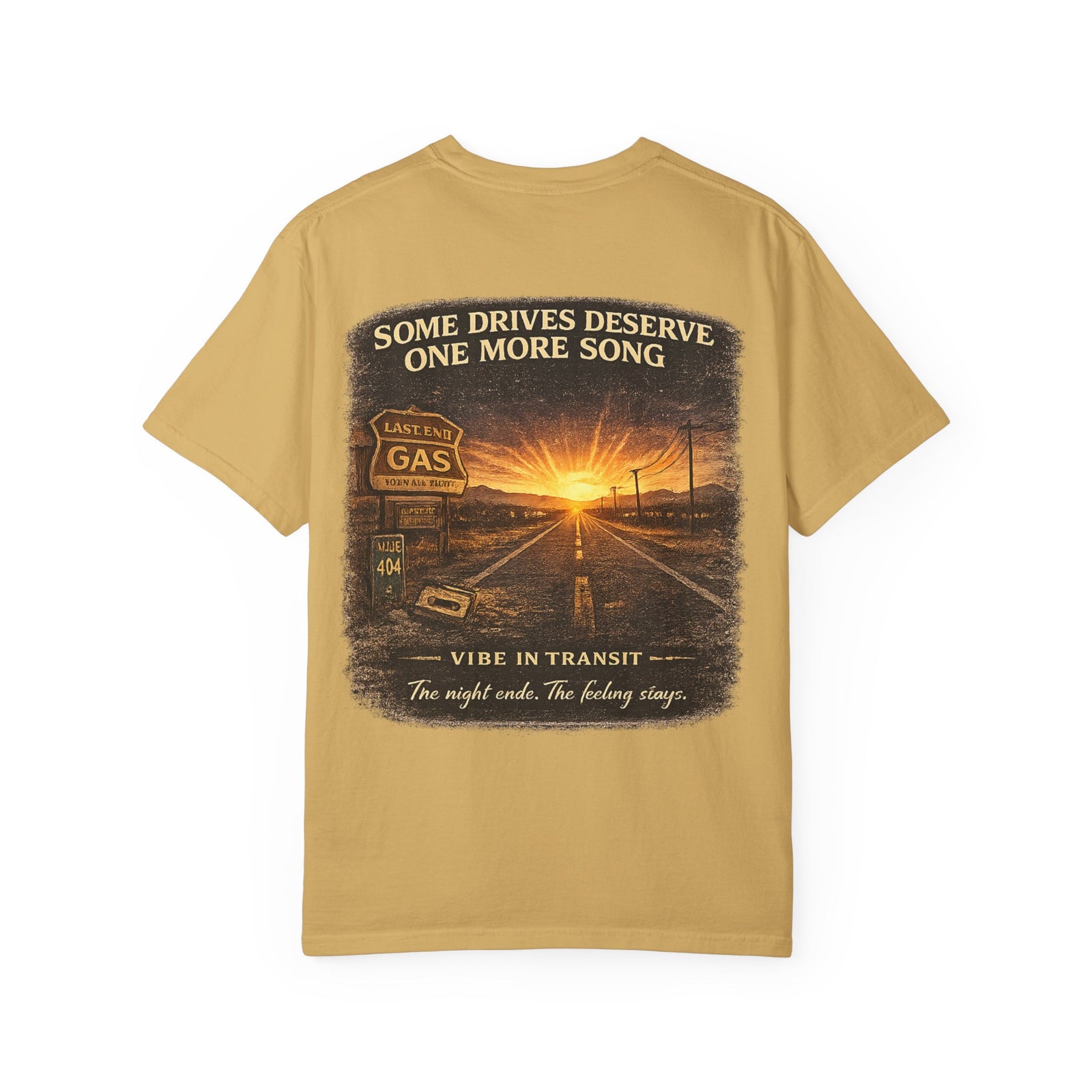 Last Exit Before Sunrise – Vintage Highway Music Graphic T-Shirt