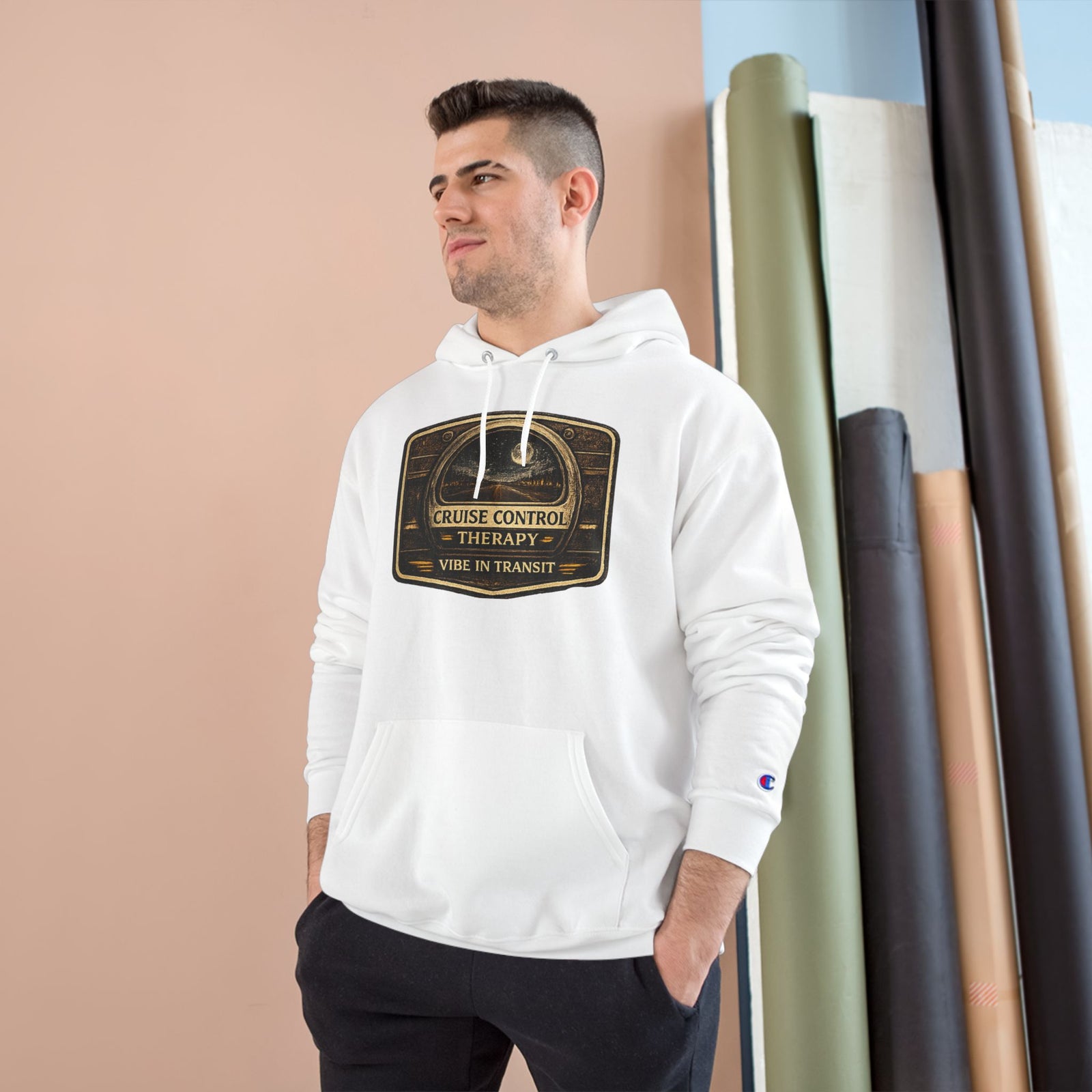 Cruise Control Therapy – Vintage Night Drive Hoodie