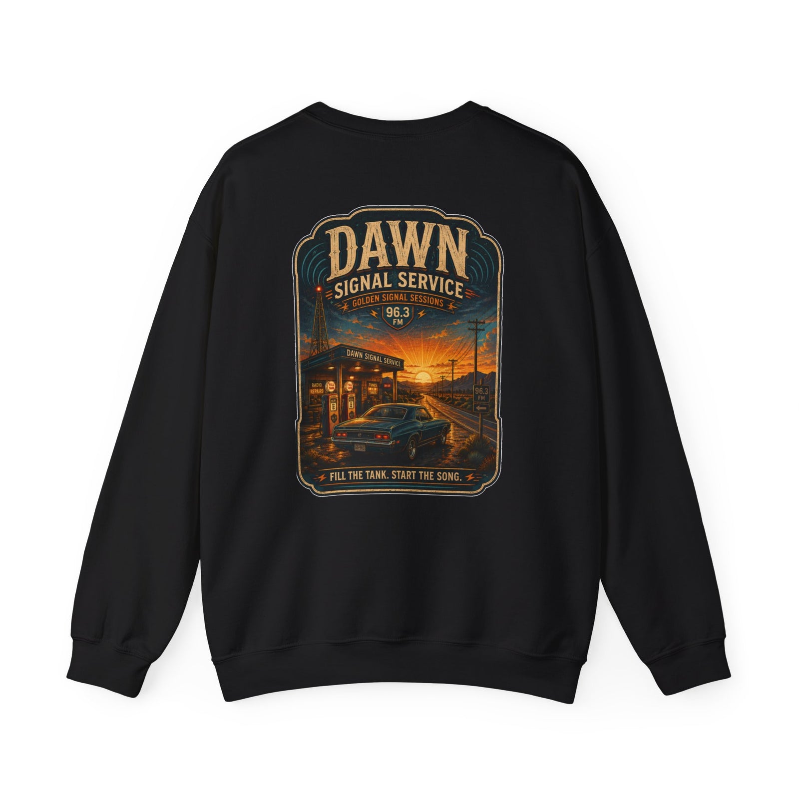 Vibe In Transit | Dawn Signal Service | Golden Signal Sessions Sweatshirt