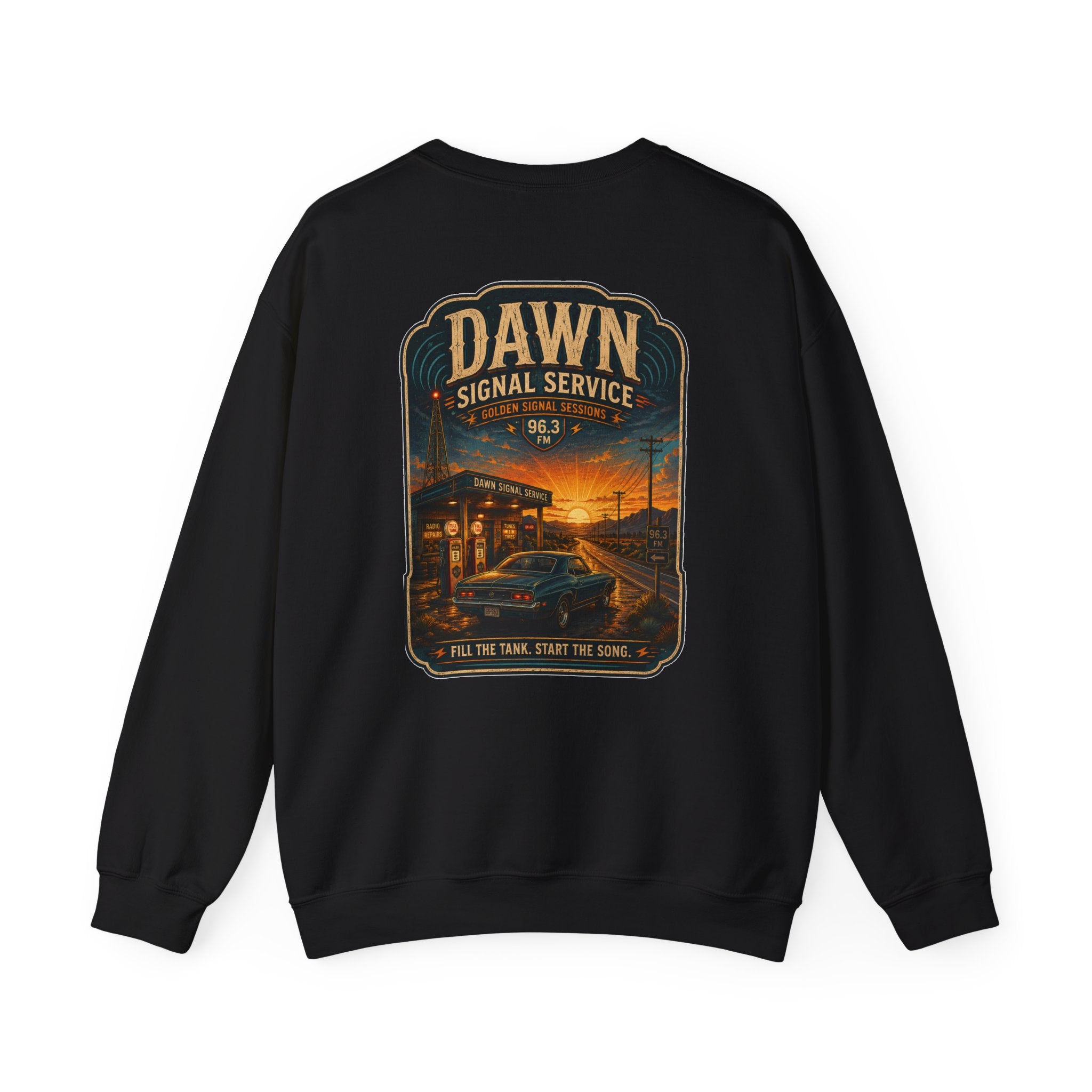 Vibe In Transit | Dawn Signal Service | Golden Signal Sessions Sweatshirt