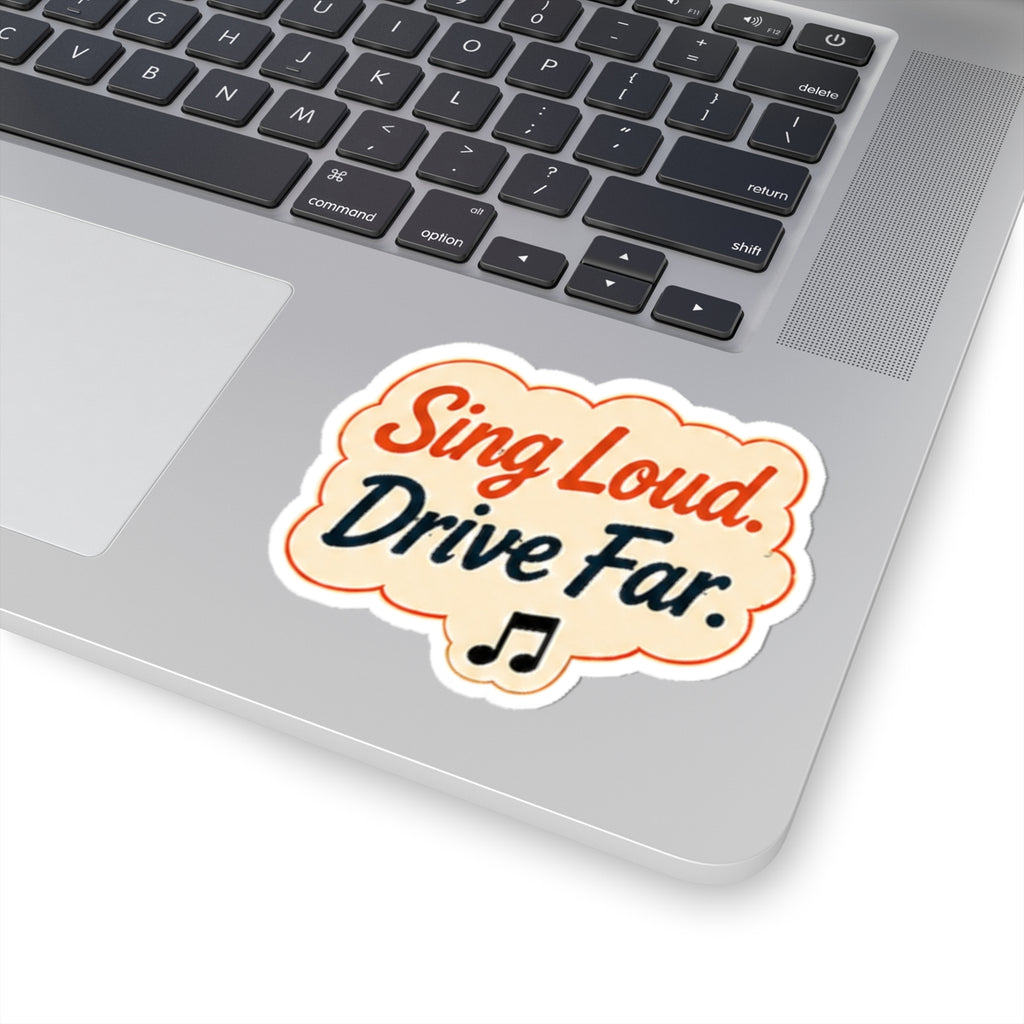 Vibe In Transit | Sing Loud Drive Far Sticker | Car Singer Music Sticker