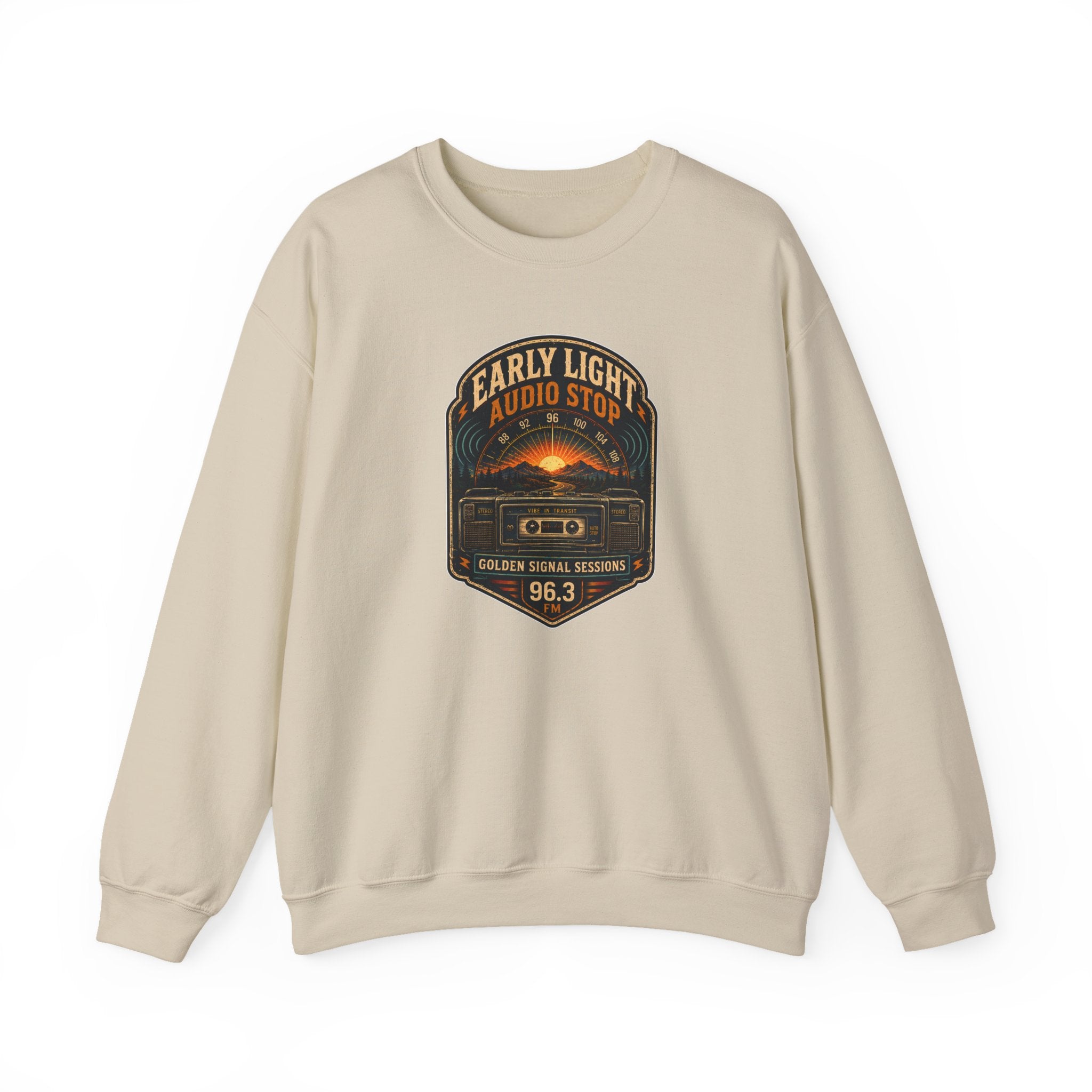 Vibe In Transit | Early Light Audio Stop | Golden Signal Sessions Sweatshirt