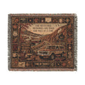 Autumn Byway™ | Premium Woven Blanket | Vintage Fall Road Trip Tapestry | 60" × 50" | Vibe In Transit