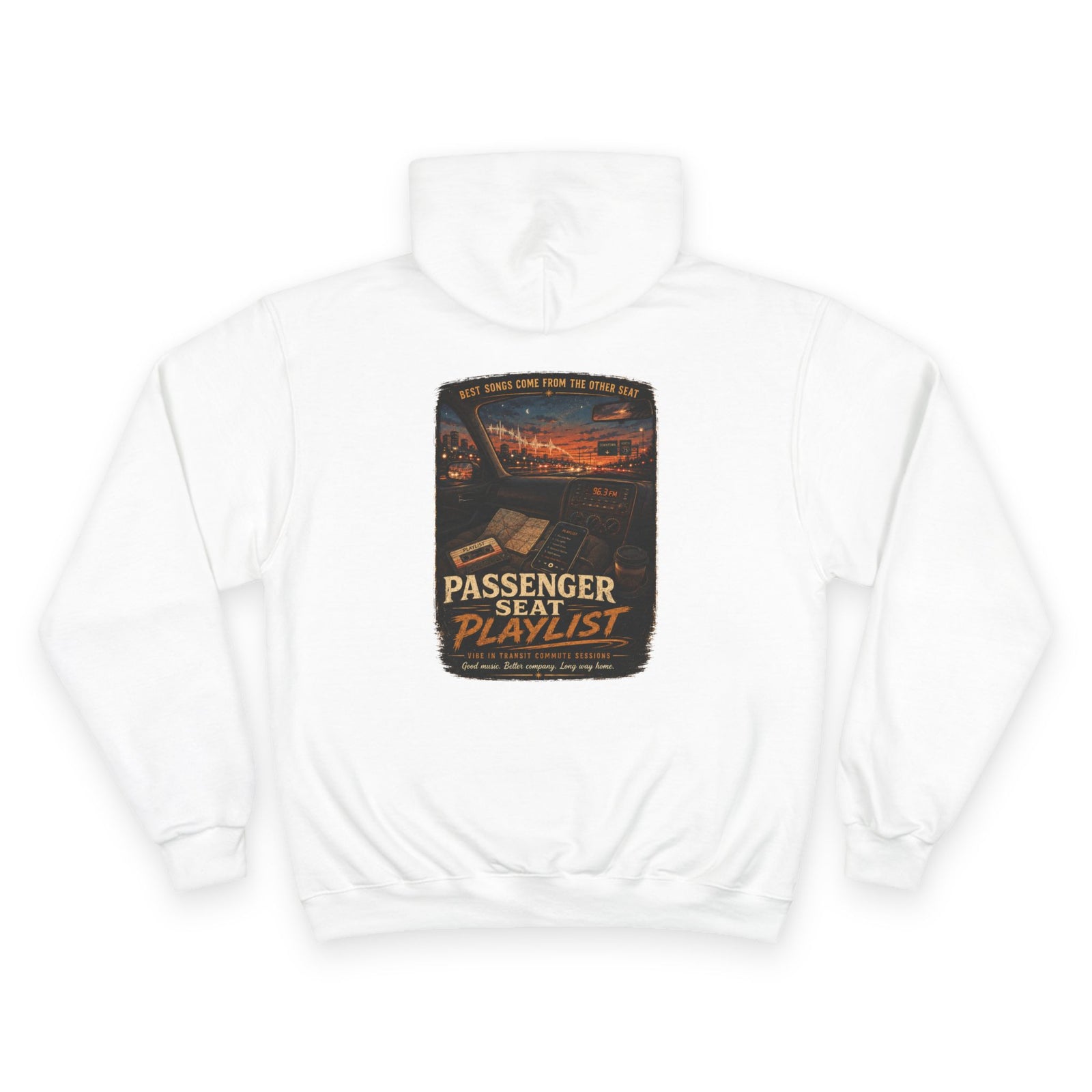 Vibe In Transit | Passenger Seat Playlist Hoodie | Commute Sessions