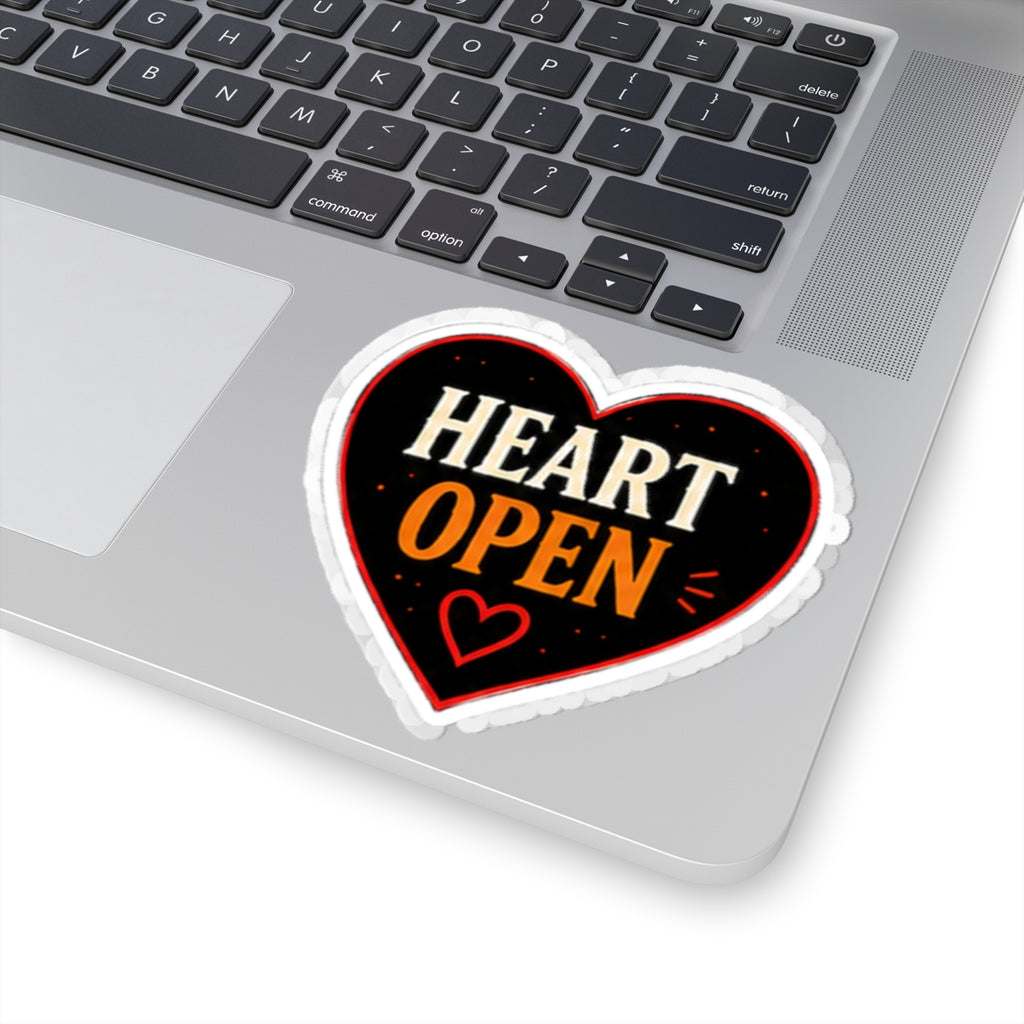 Vibe In Transit | Heart Open Sticker | Music Emotion Vinyl Sticker