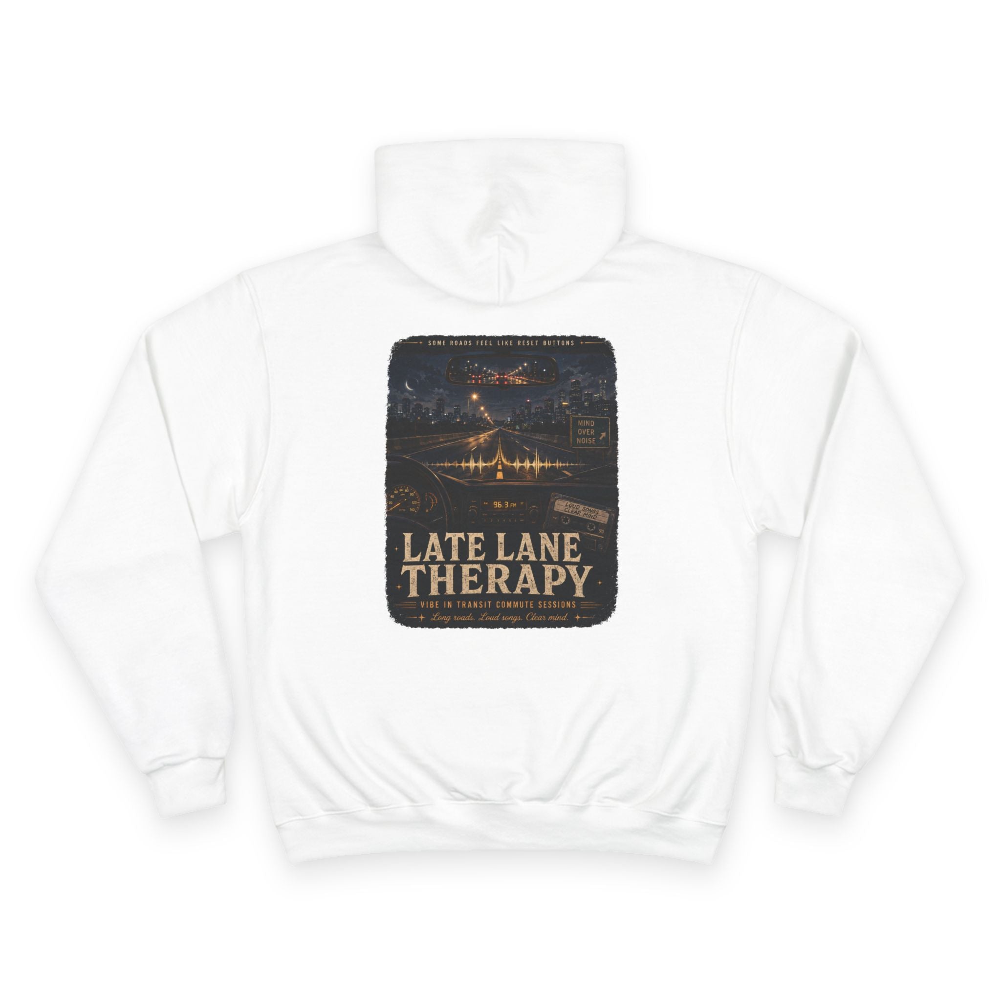 Vibe In Transit | Late Lane Therapy Hoodie | Commute Sessions