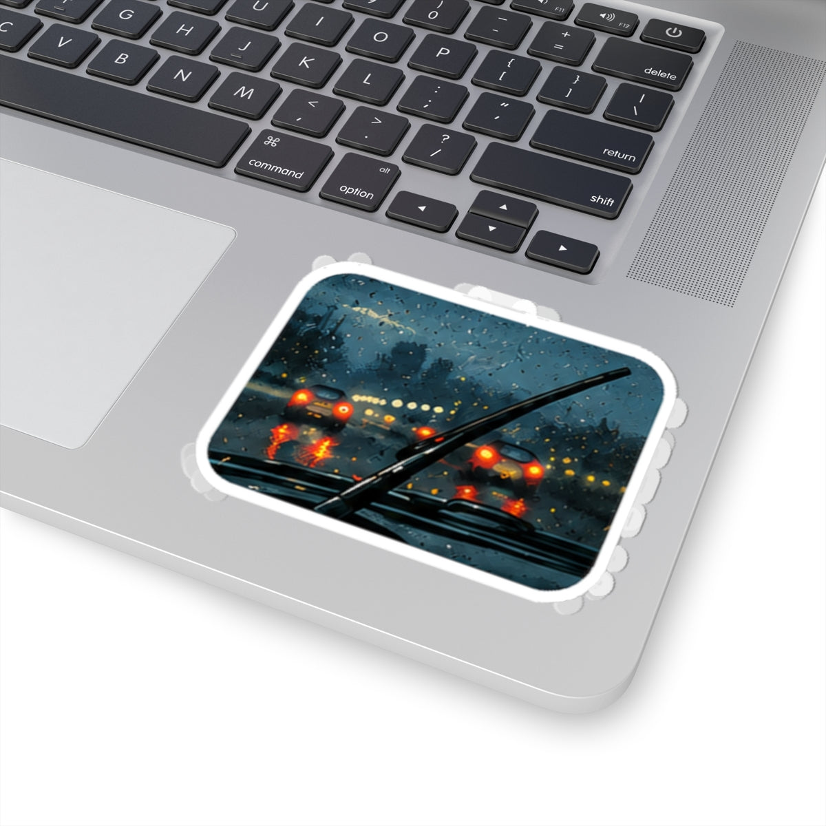 Vibe In Transit | Rainy Drive Radio Sticker | Rainy Day Music Sticker