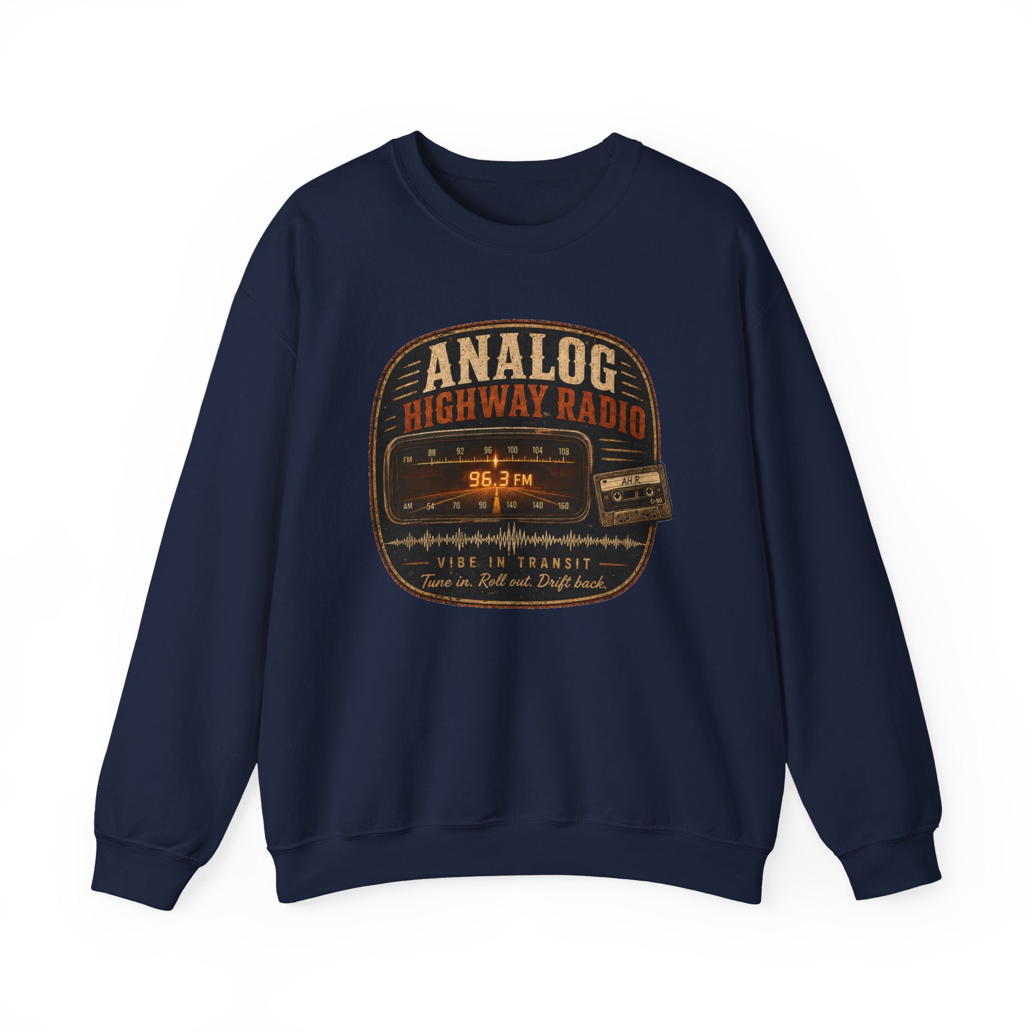 Vibe In Transit | Analog Highway Radio Sweatshirt | Vibing In Vintage