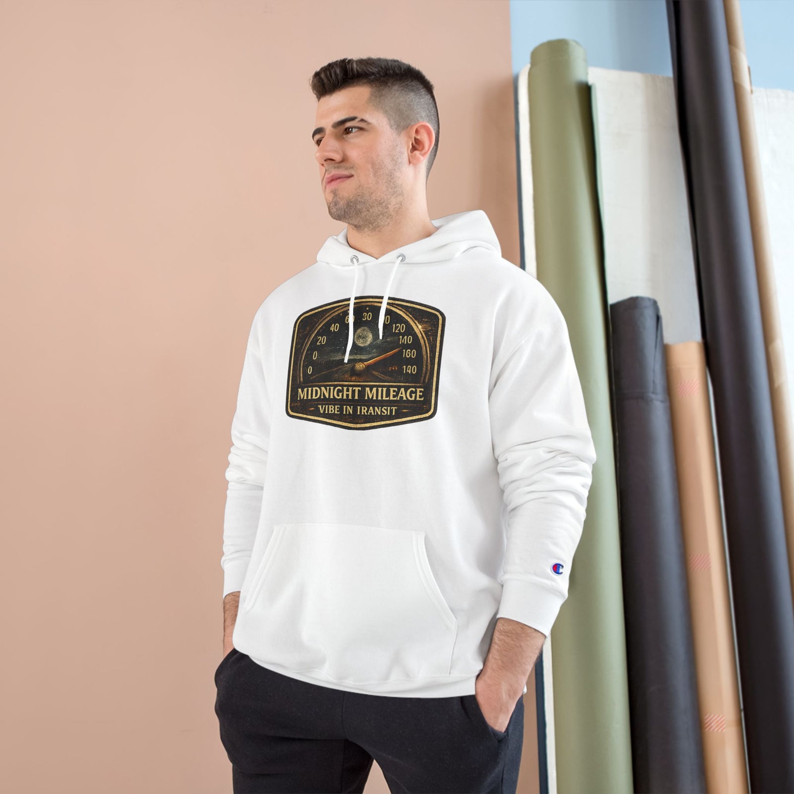 Midnight Mileage – Vintage Night Drive Hoodie