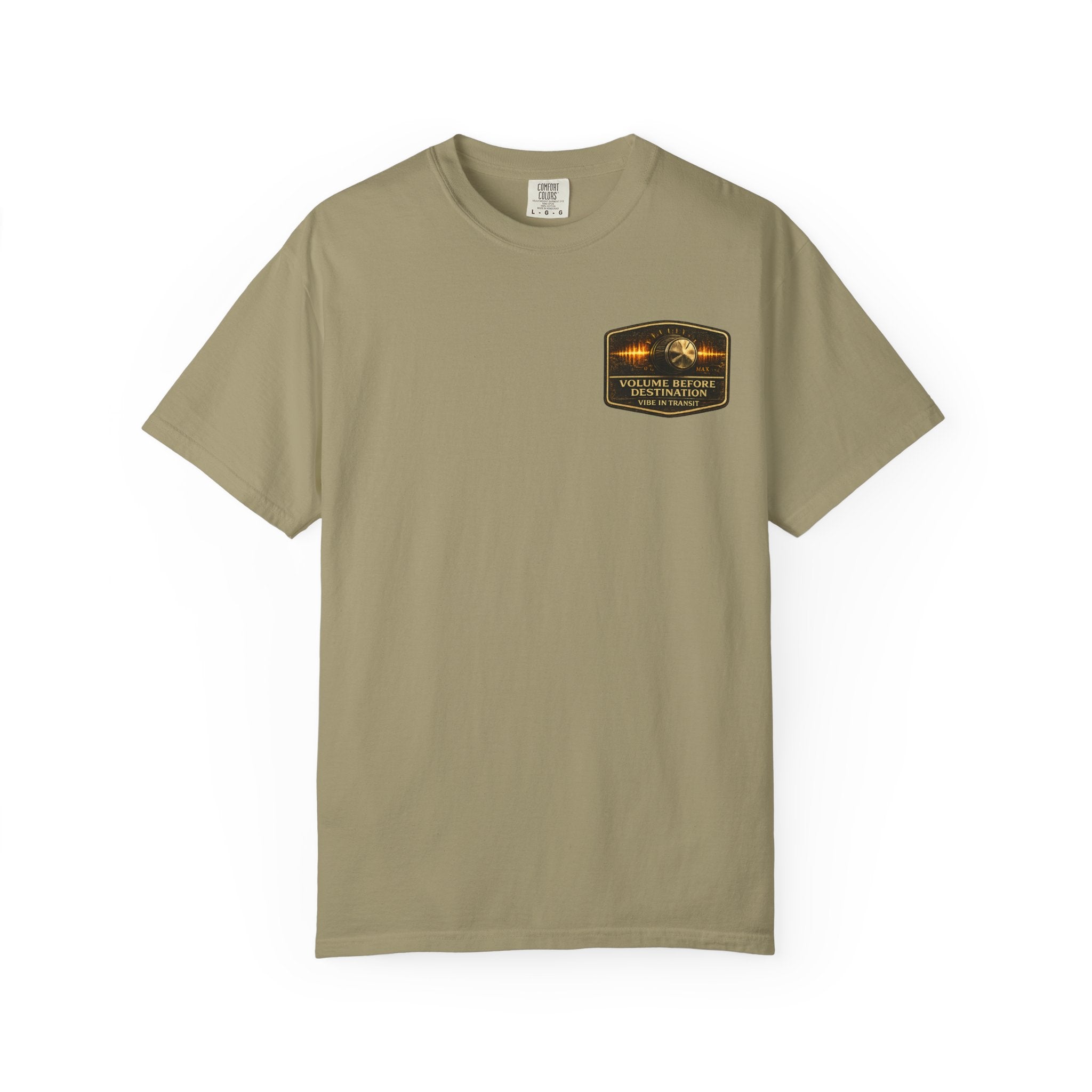 Volume Before Destination – Vintage Road Trip Music T-Shirt