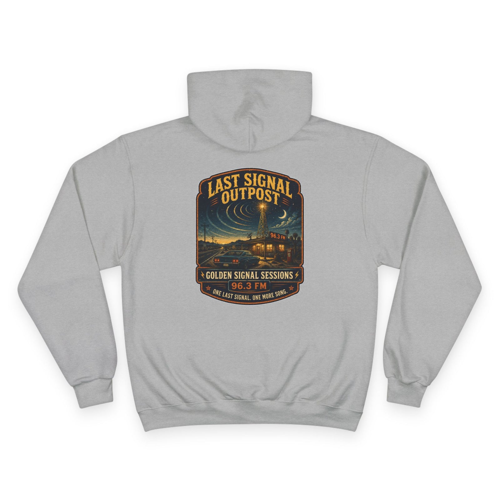 Vibe In Transit | Last Signal Outpost | Golden Signal Sessions Hoodie