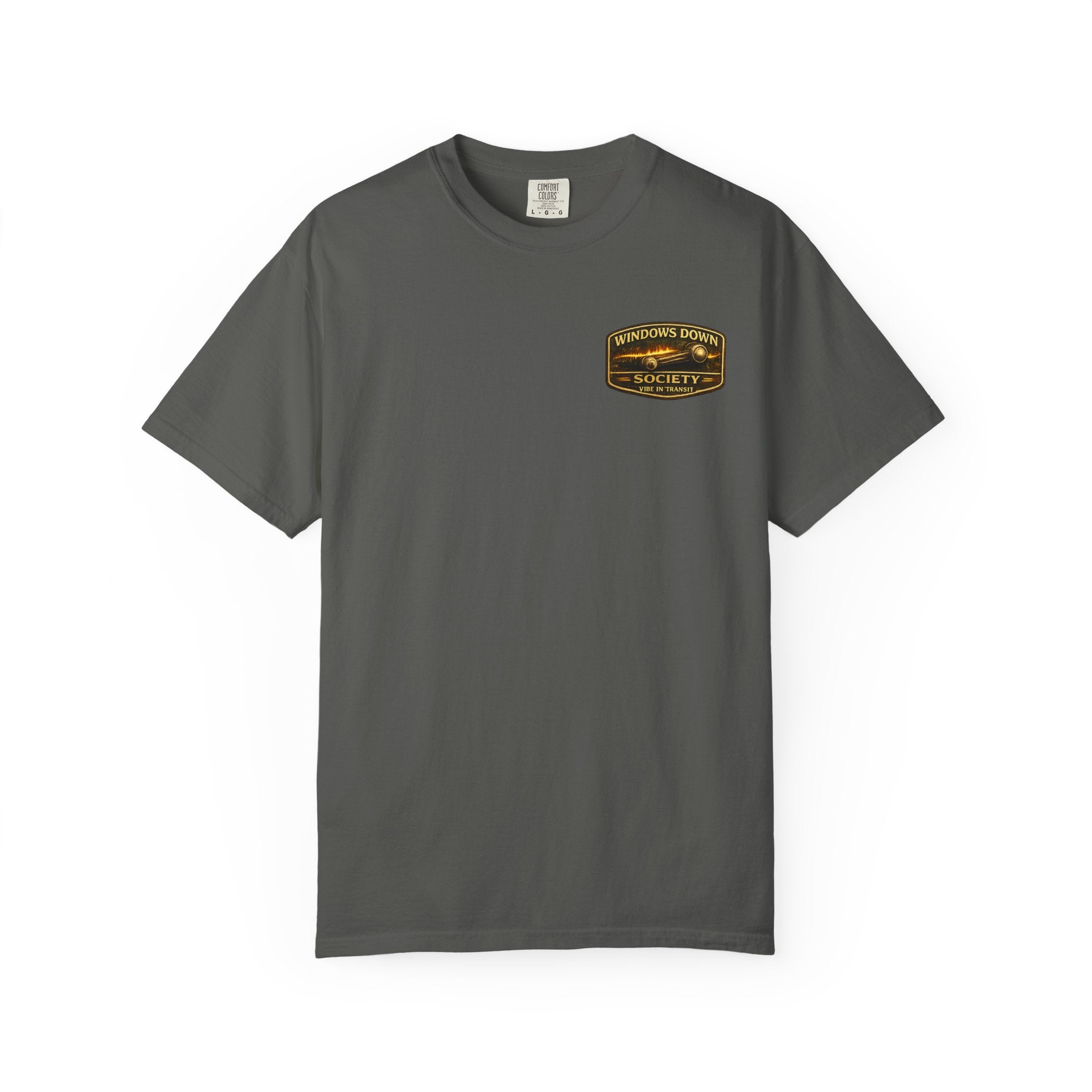 Windows Down Society – Vintage Road Trip Music T-Shirt