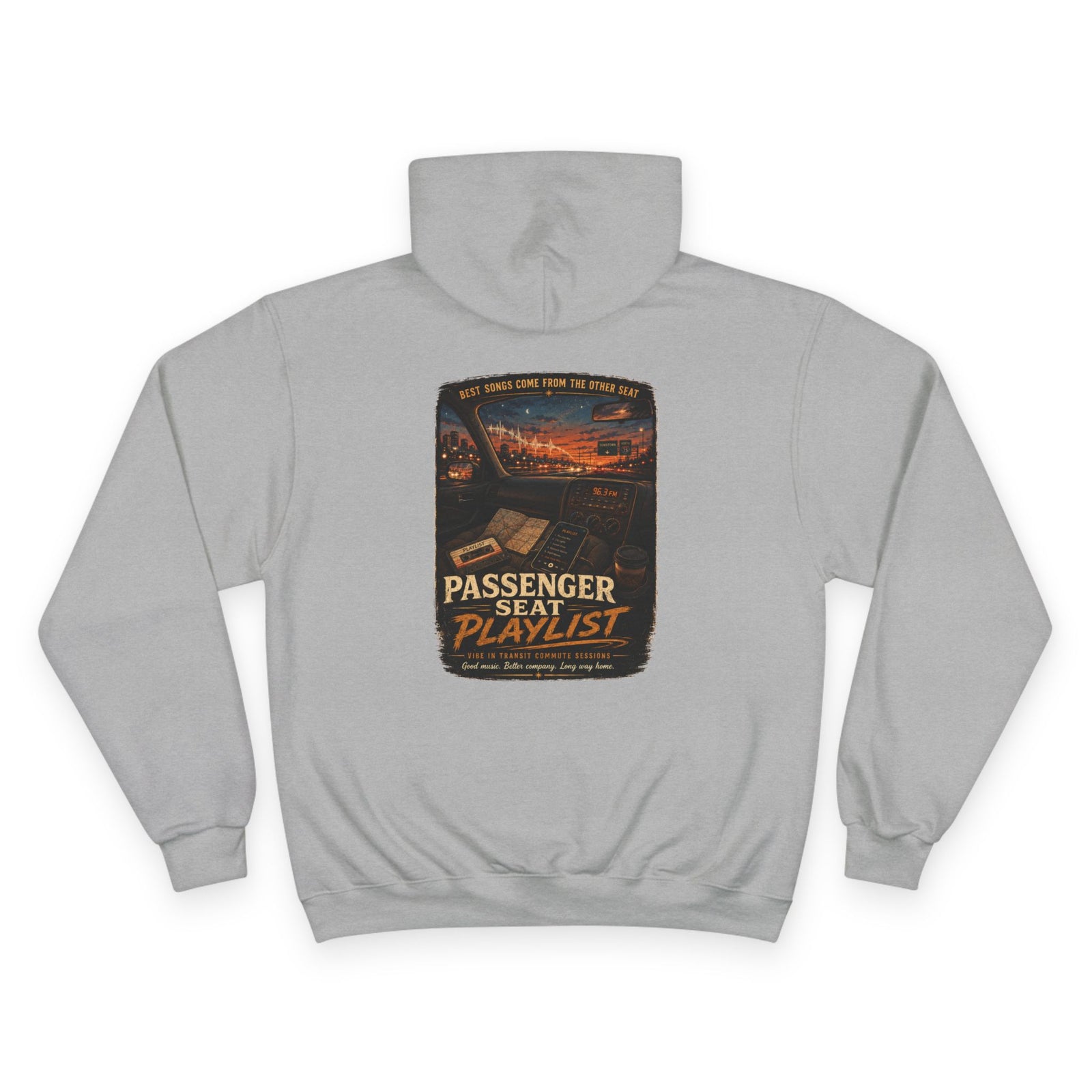 Vibe In Transit | Passenger Seat Playlist Hoodie | Commute Sessions