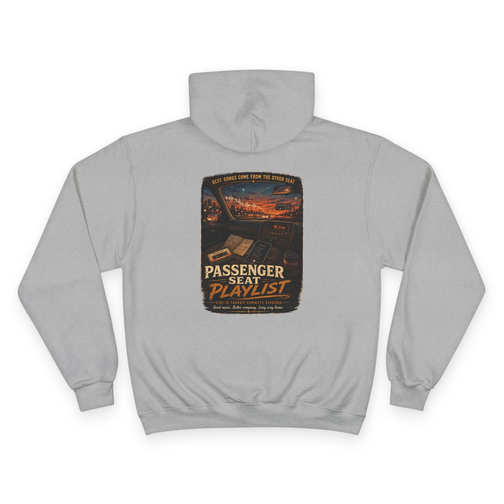 Vibe In Transit | Passenger Seat Playlist Hoodie | Commute Sessions