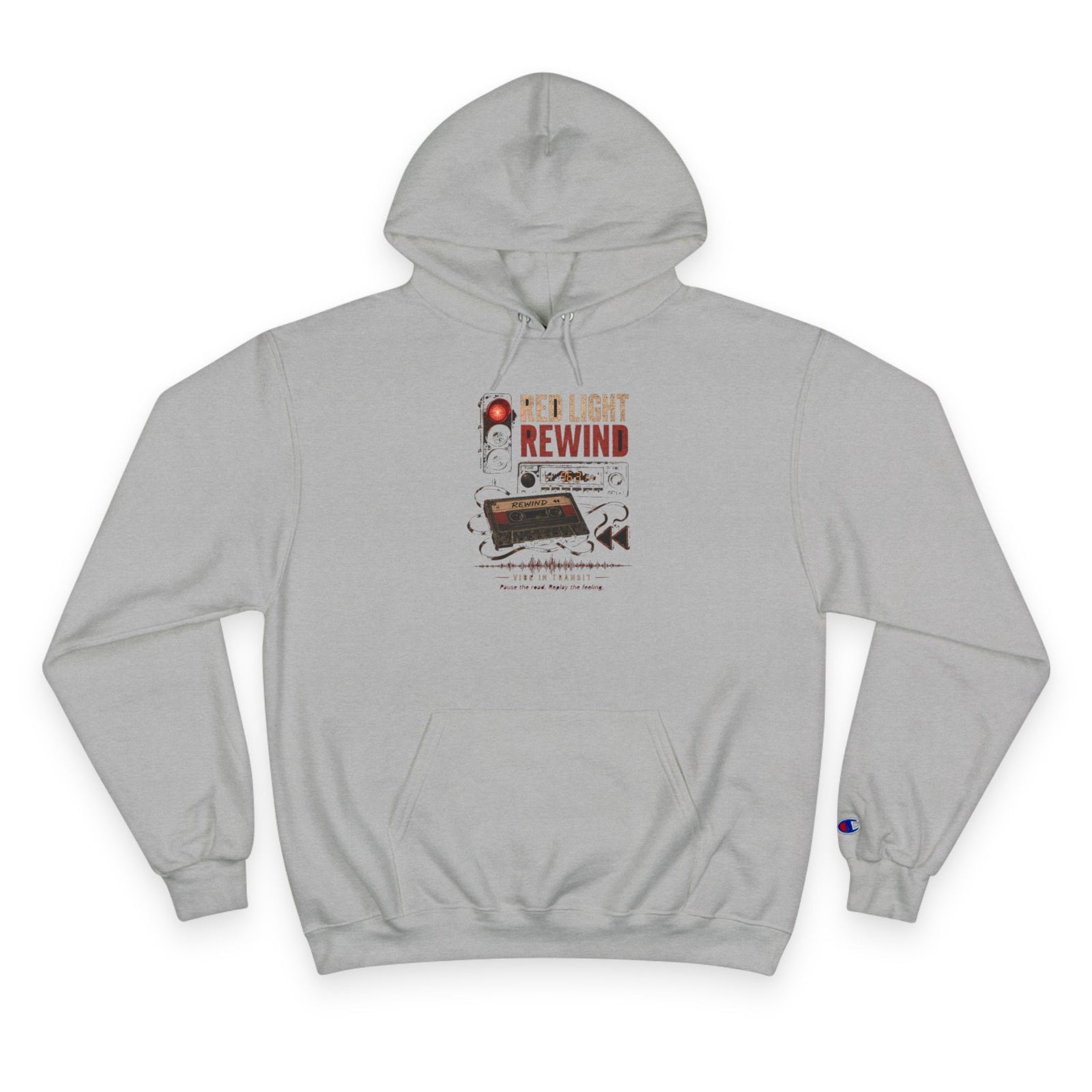 Vibe In Transit | Red Light Rewind Hoodie | Commute Sessions