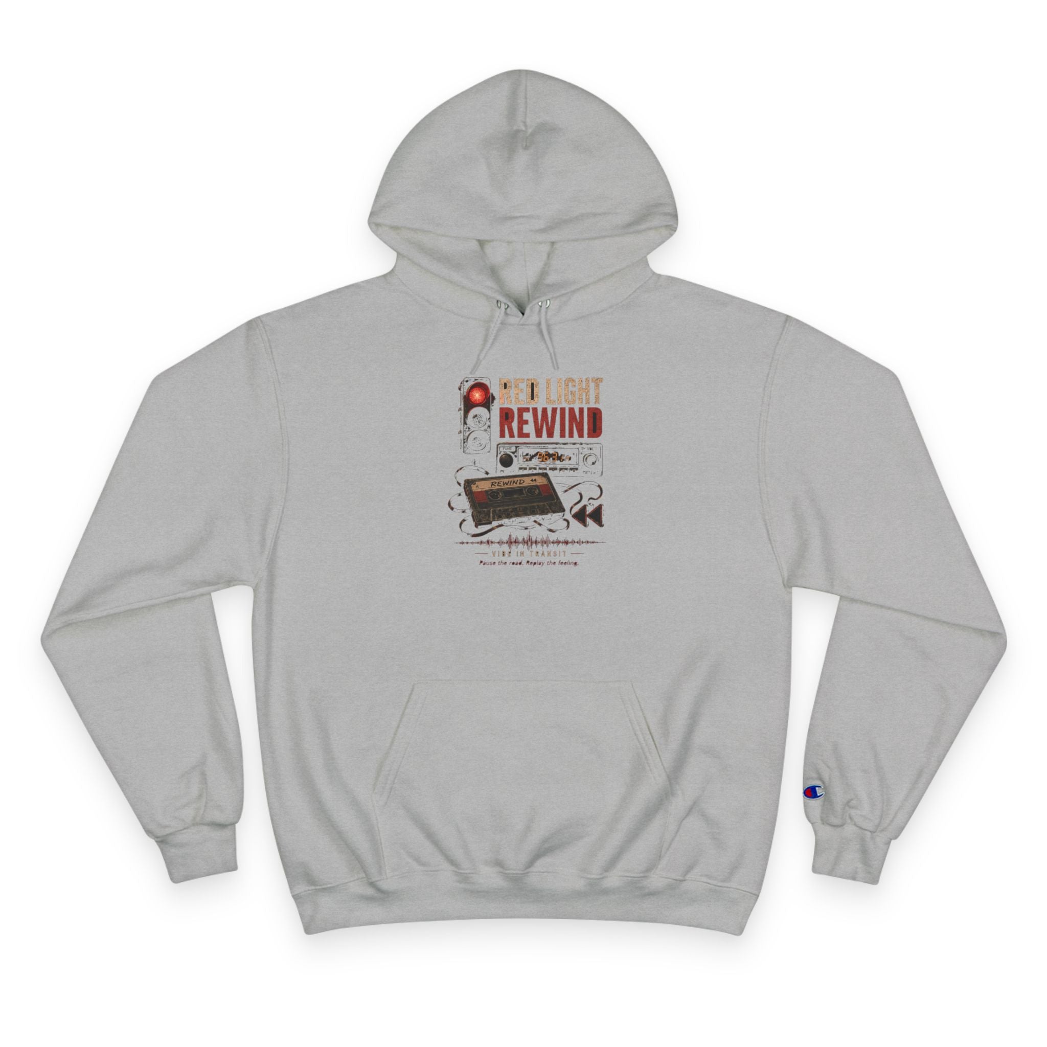 Vibe In Transit | Red Light Rewind Hoodie | Commute Sessions