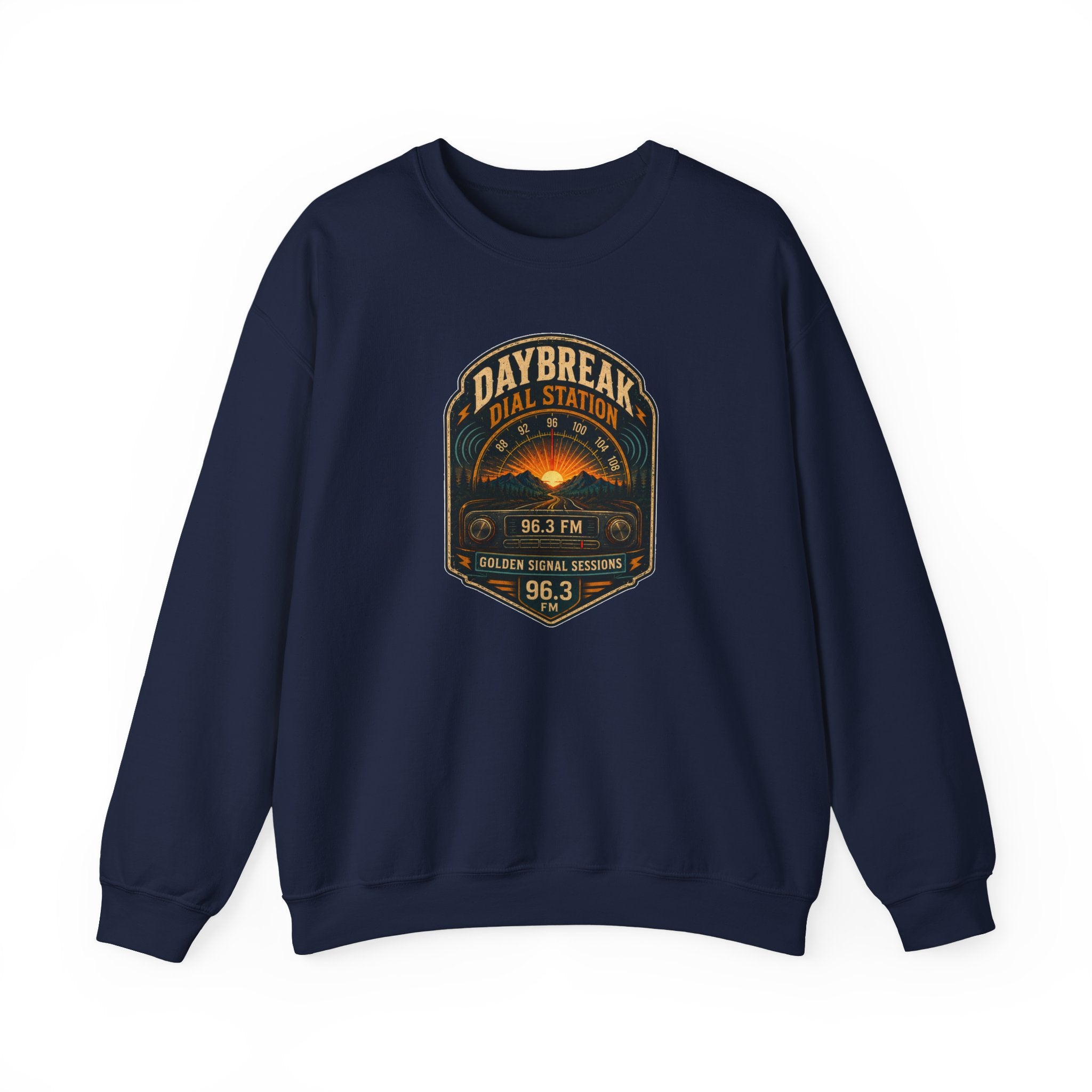 Vibe In Transit | Daybreak Dial Station | Golden Signal Sessions Sweatshirt