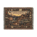Whispering Pines Lodge™ | Premium Woven Blanket | Vintage Mountain Lodge Tapestry | 80" × 60" | Vibe In Transit