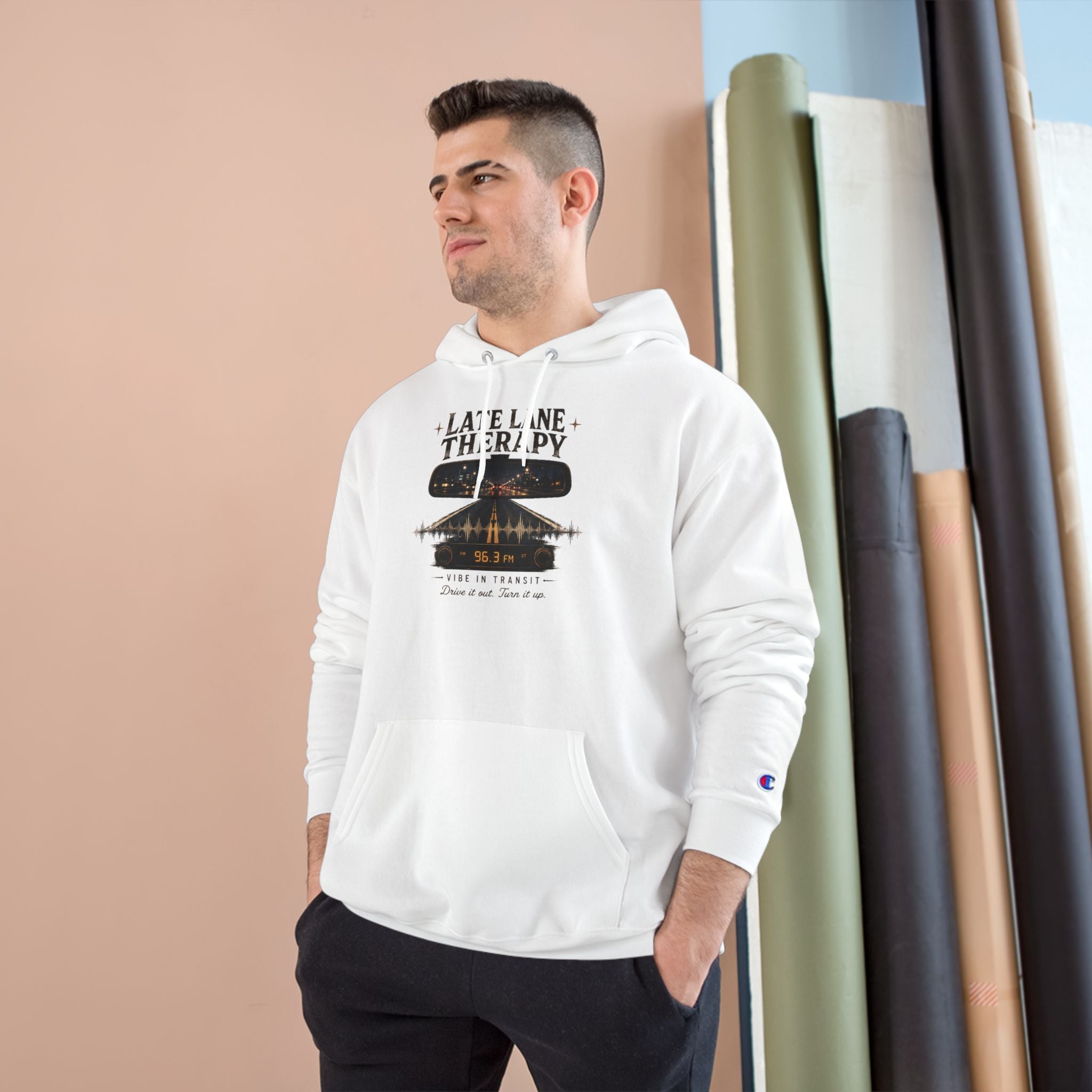 Vibe In Transit | Late Lane Therapy Hoodie | Commute Sessions