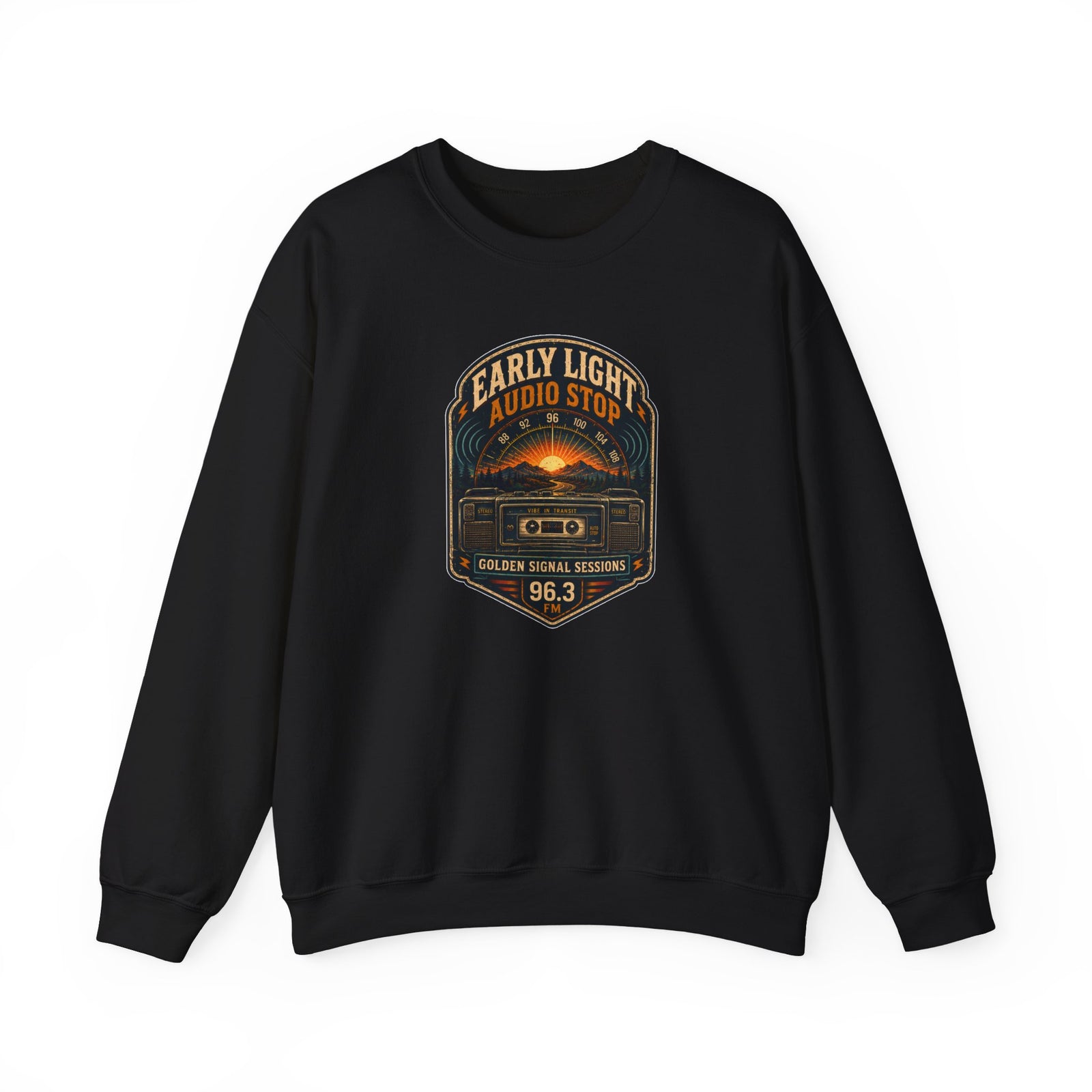 Vibe In Transit | Early Light Audio Stop | Golden Signal Sessions Sweatshirt
