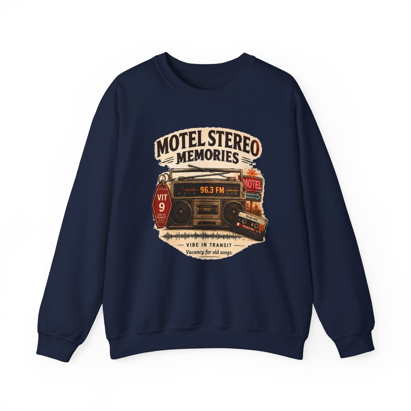 Vibe In Transit | Motel Stereo Memories Sweatshirt | Vibing In Vintage