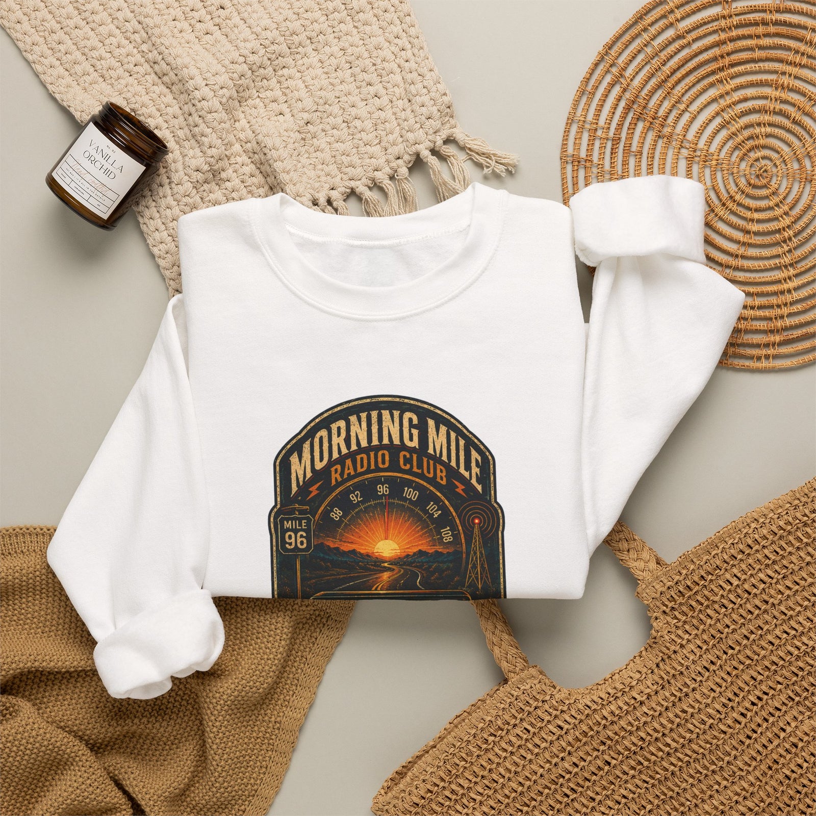 Vibe In Transit | Morning Mile Radio Club | Golden Signal Sessions Sweatshirt