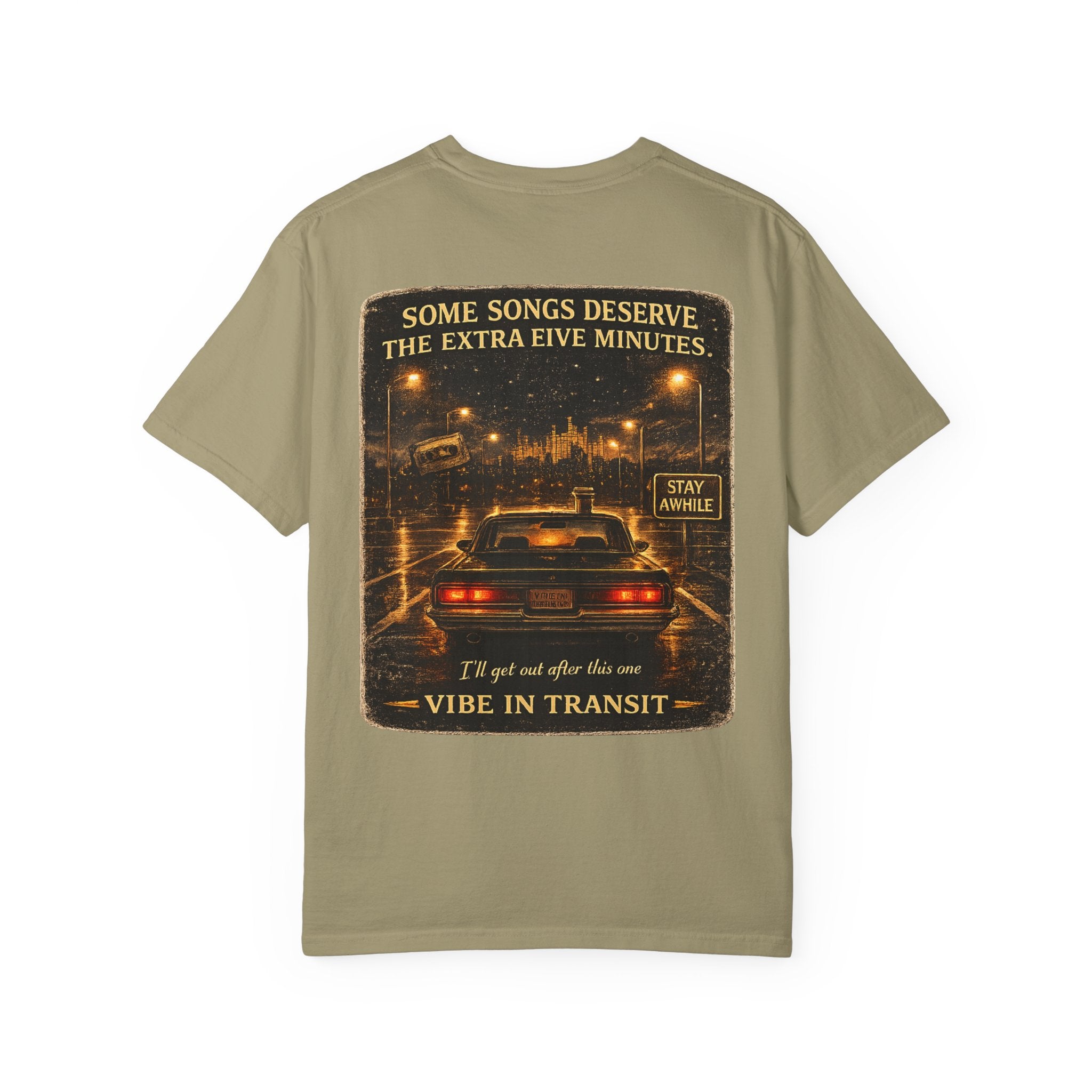 Parking Lot Encore – Vintage Night Drive Music T-Shirt