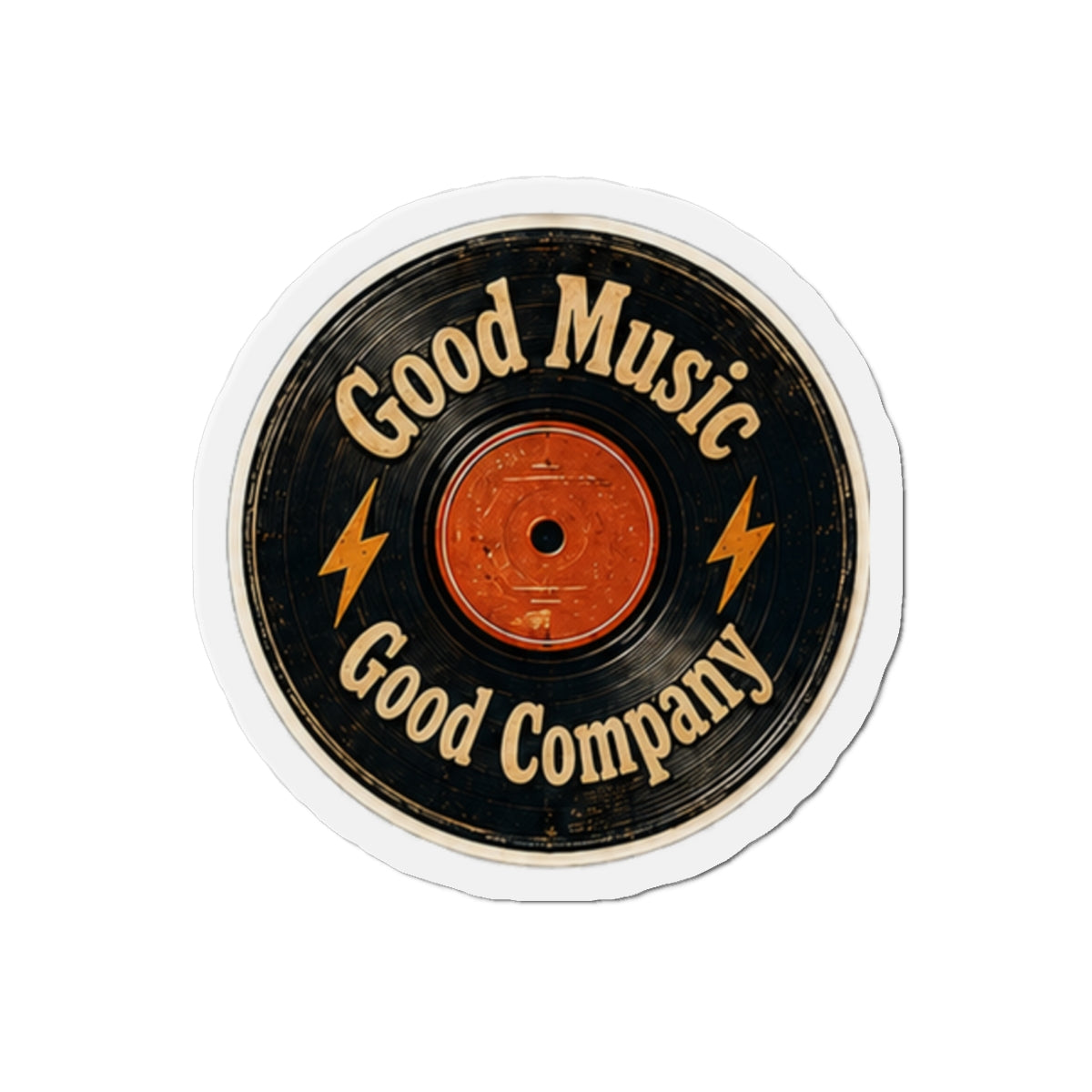Vibe In Transit | Good Music Good Company | Vinyl Record Magnet