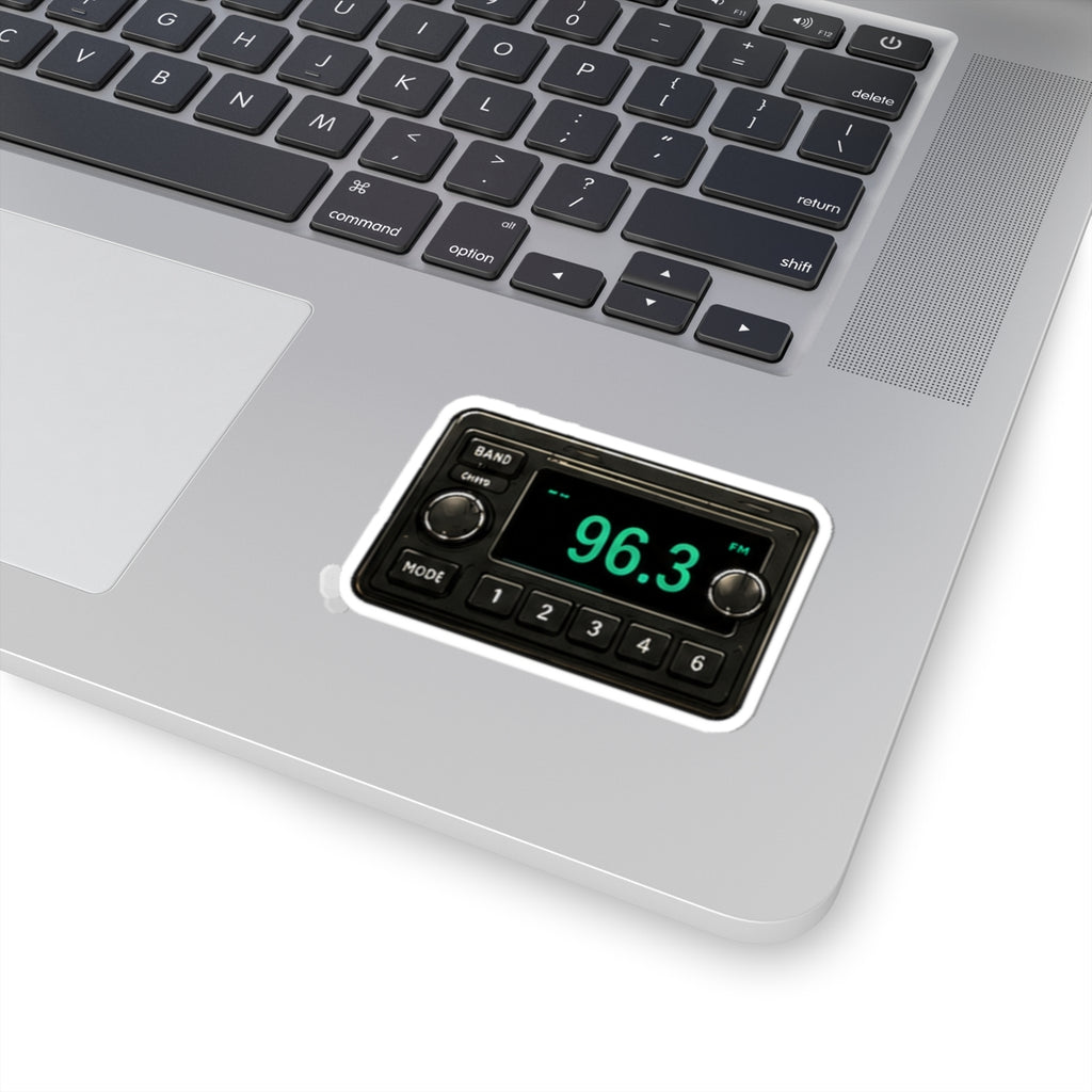 Vibe In Transit | 96.3 FM Radio Sticker | Retro Dashboard Music Sticker
