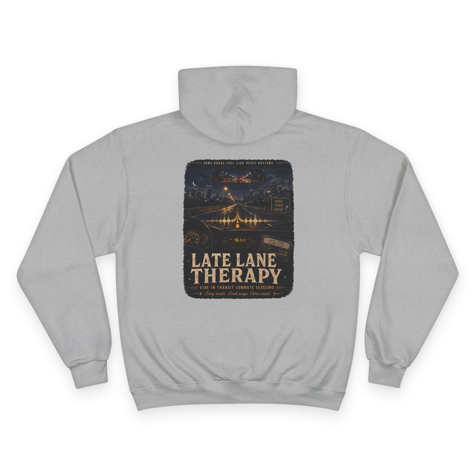 Vibe In Transit | Late Lane Therapy Hoodie | Commute Sessions