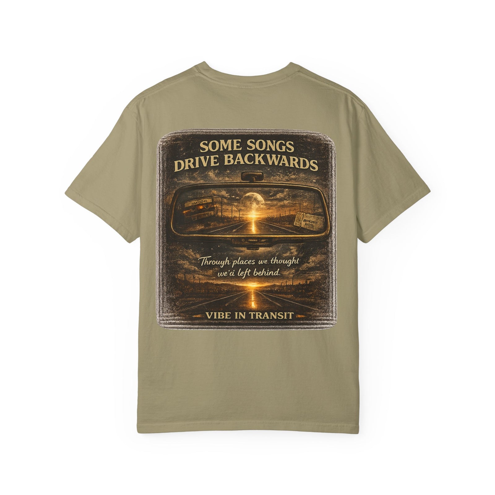 Rearview Replay – Vintage Nostalgia Highway Music T-Shirt