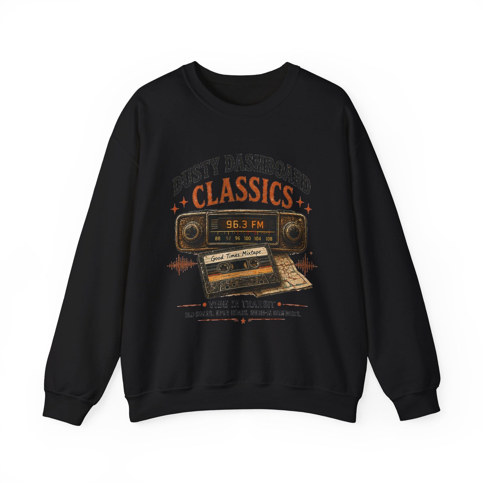 Vibe In Transit | Dusty Dashboard Classics Sweatshirt | Vibing In Vintage