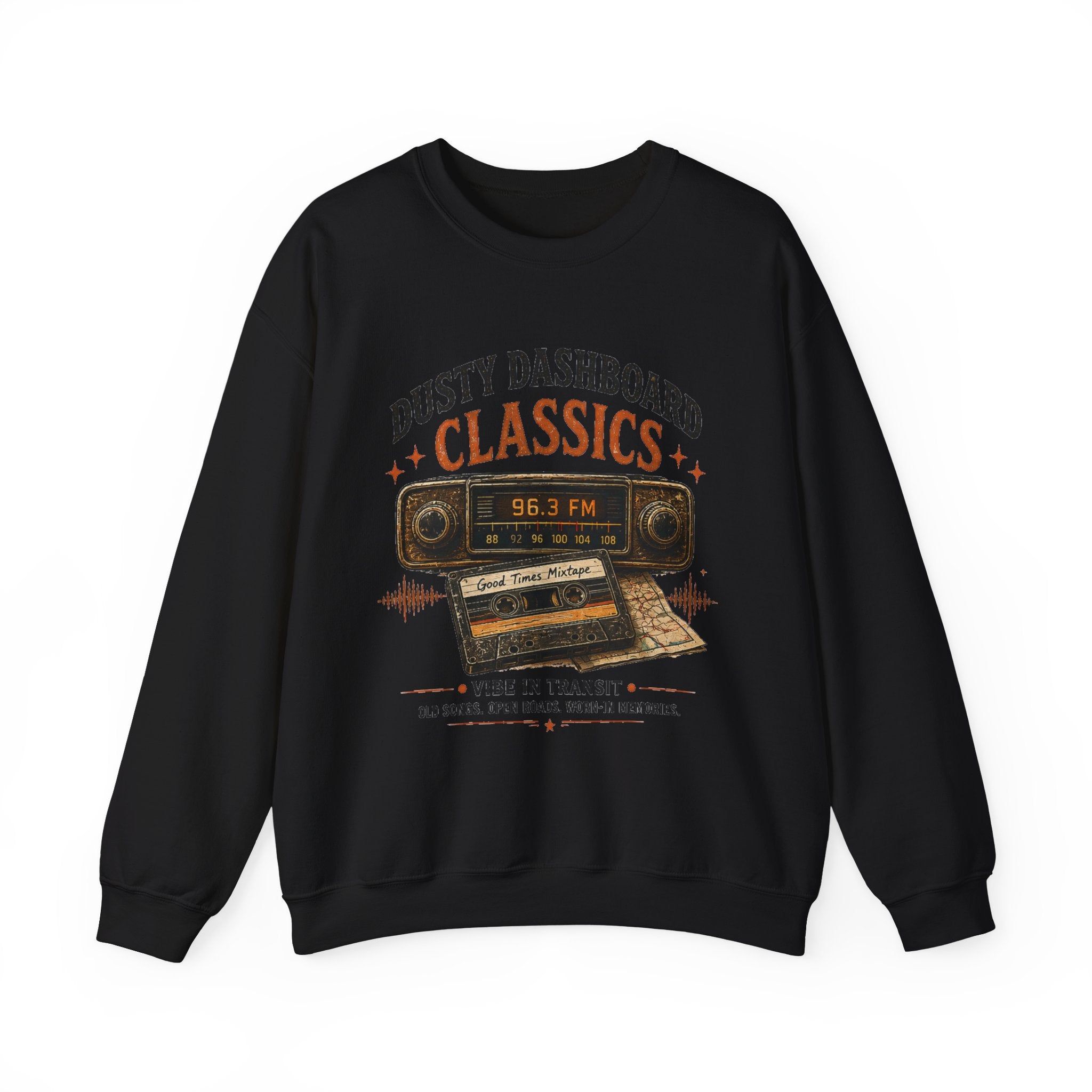 Vibe In Transit | Dusty Dashboard Classics Sweatshirt | Vibing In Vintage