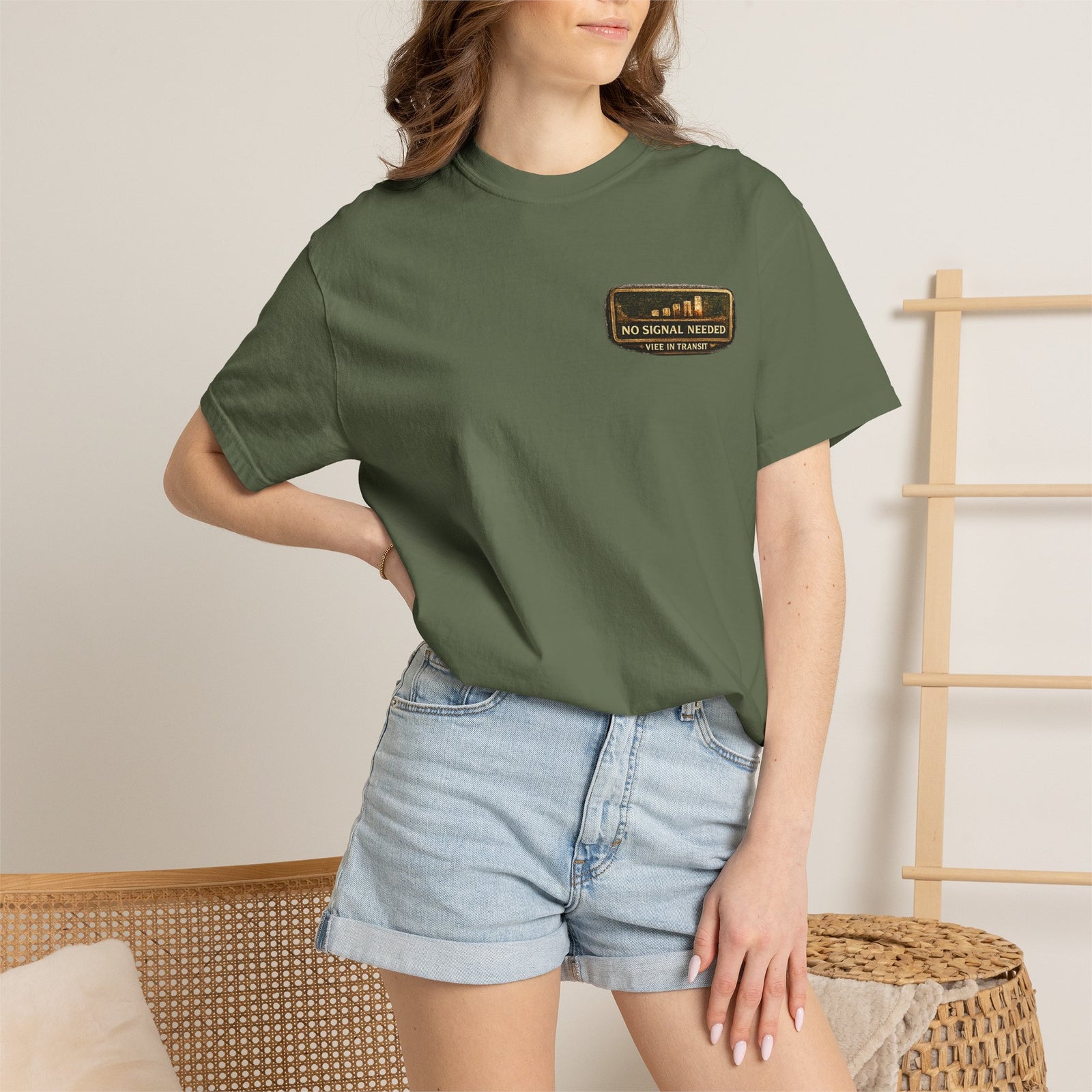 No Signal Needed – Vintage Road Trip Music T-Shirt