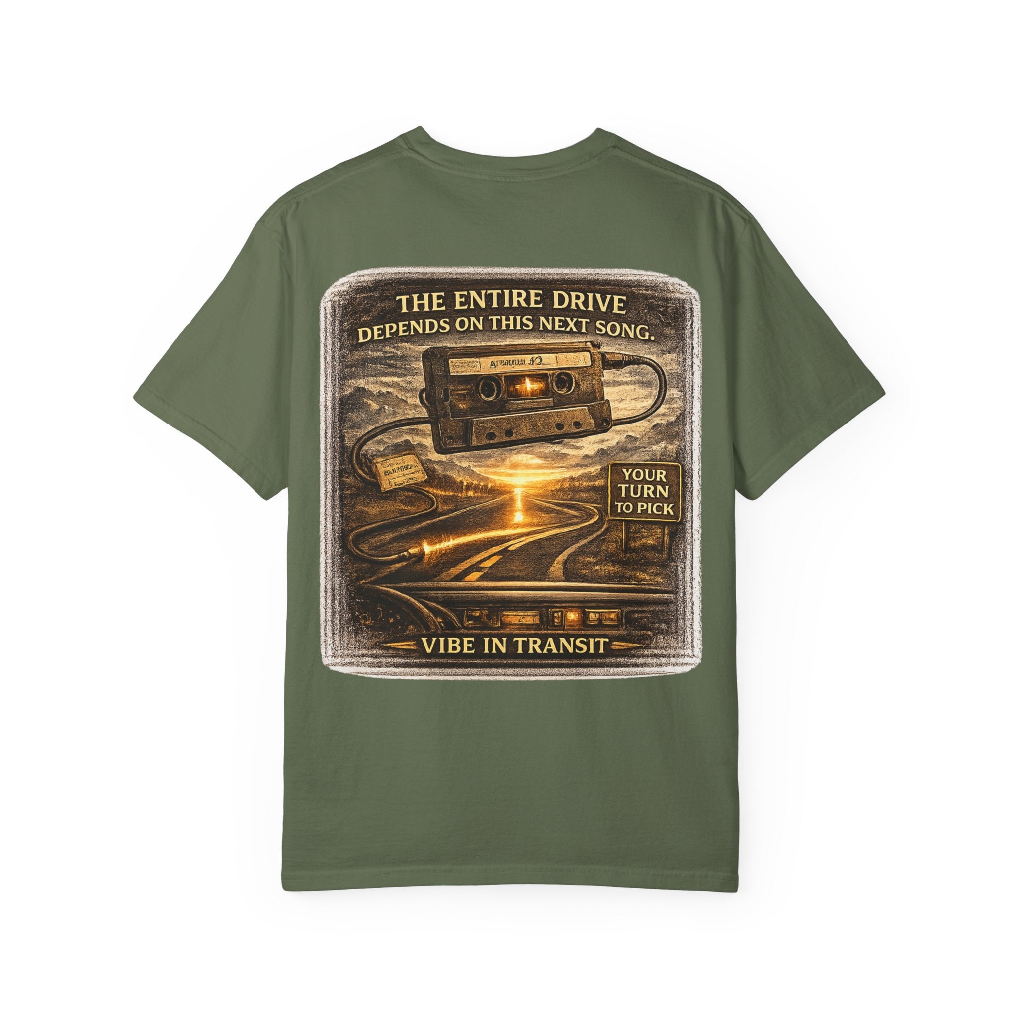 Aux Cord Authority – Vintage Music Road Trip T-Shirt